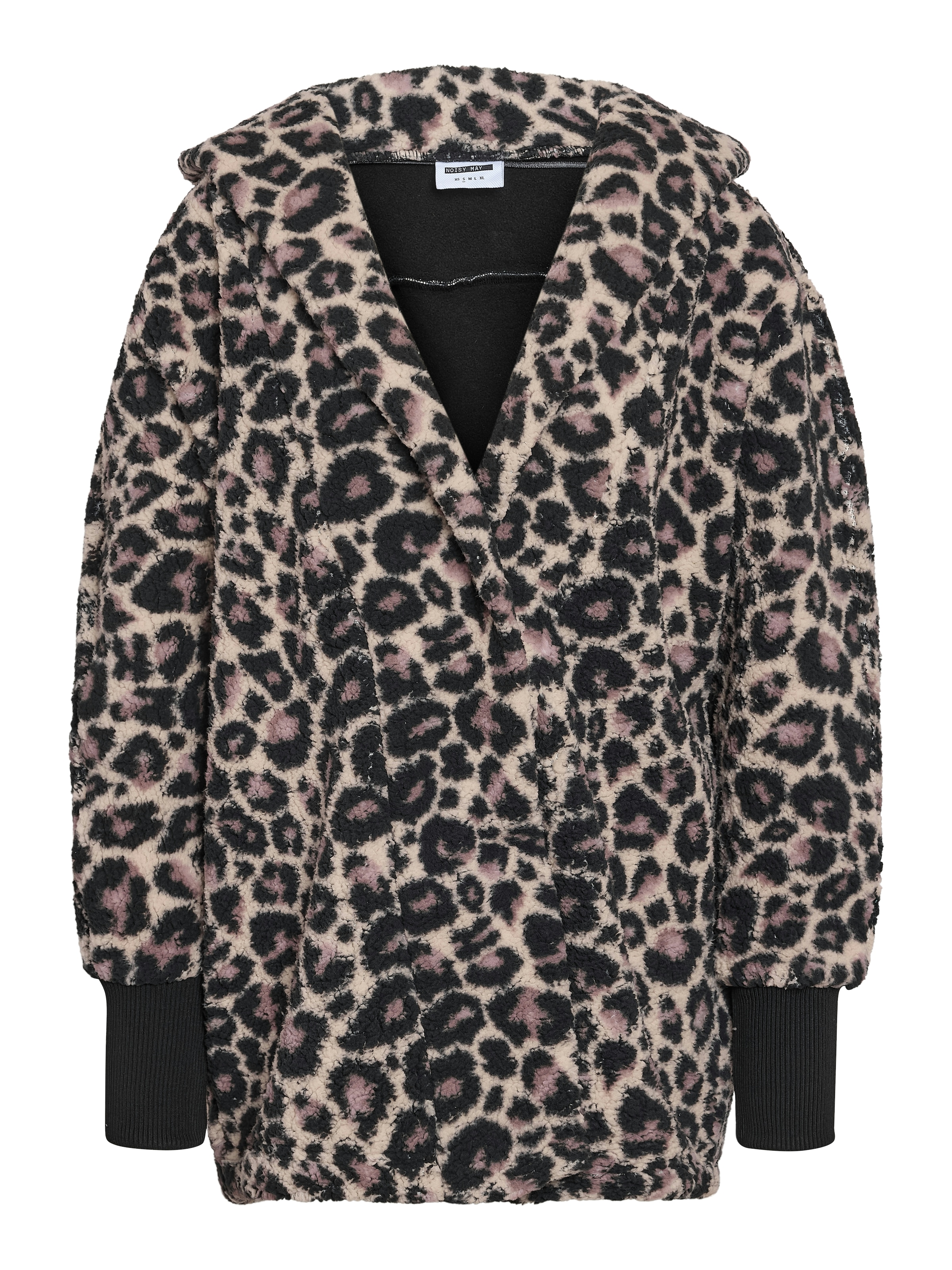 Noisy may Kurzmantel »NMCUDDLE L/S COATIGAN AOP NOOS« Kunstfaser