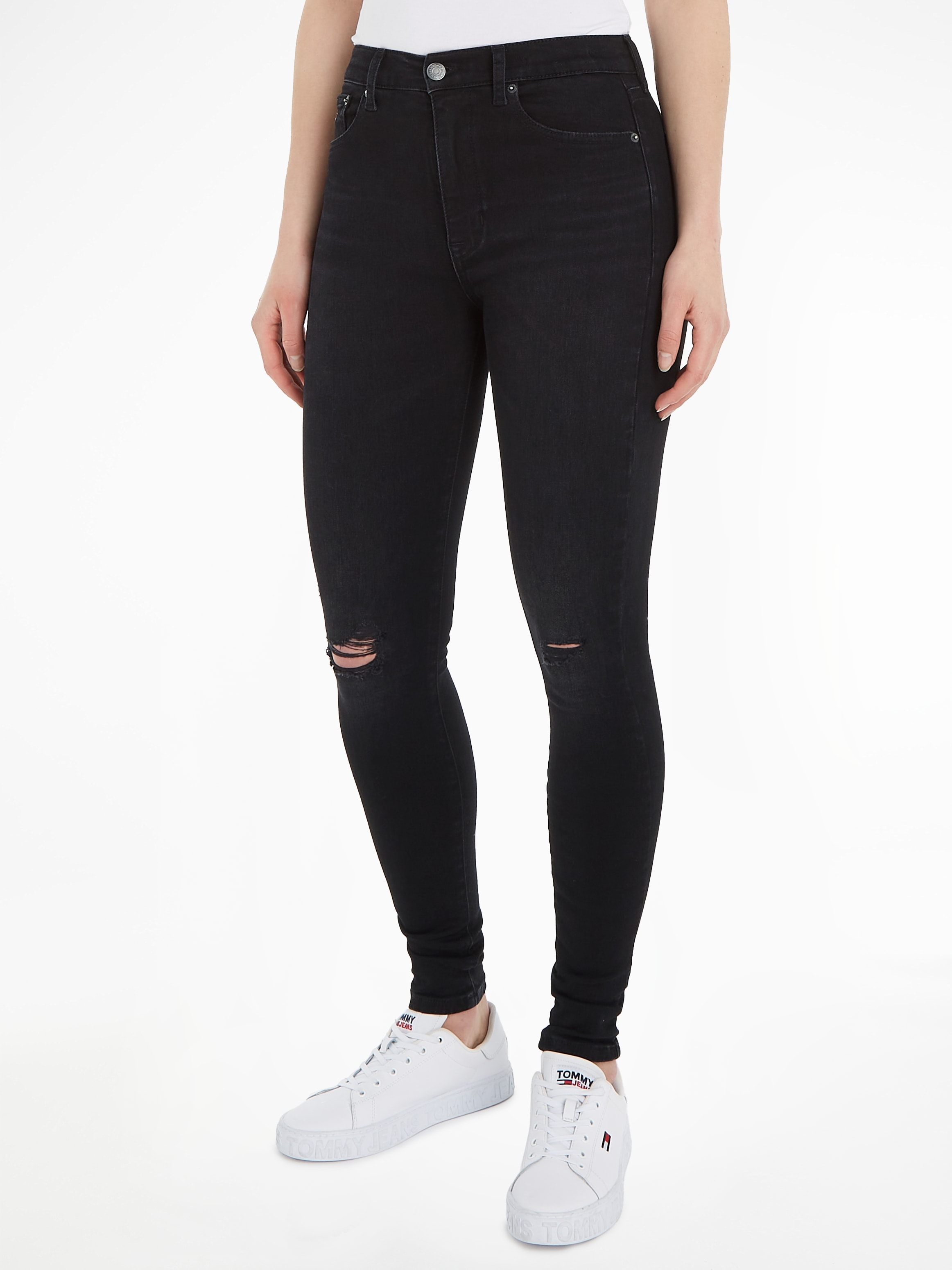 Tommy Jeans Skinny-fit-Jeans Labelflags HR und »Jeans mit SYLVIA SSKN CG4«, Logobadge online bestellen