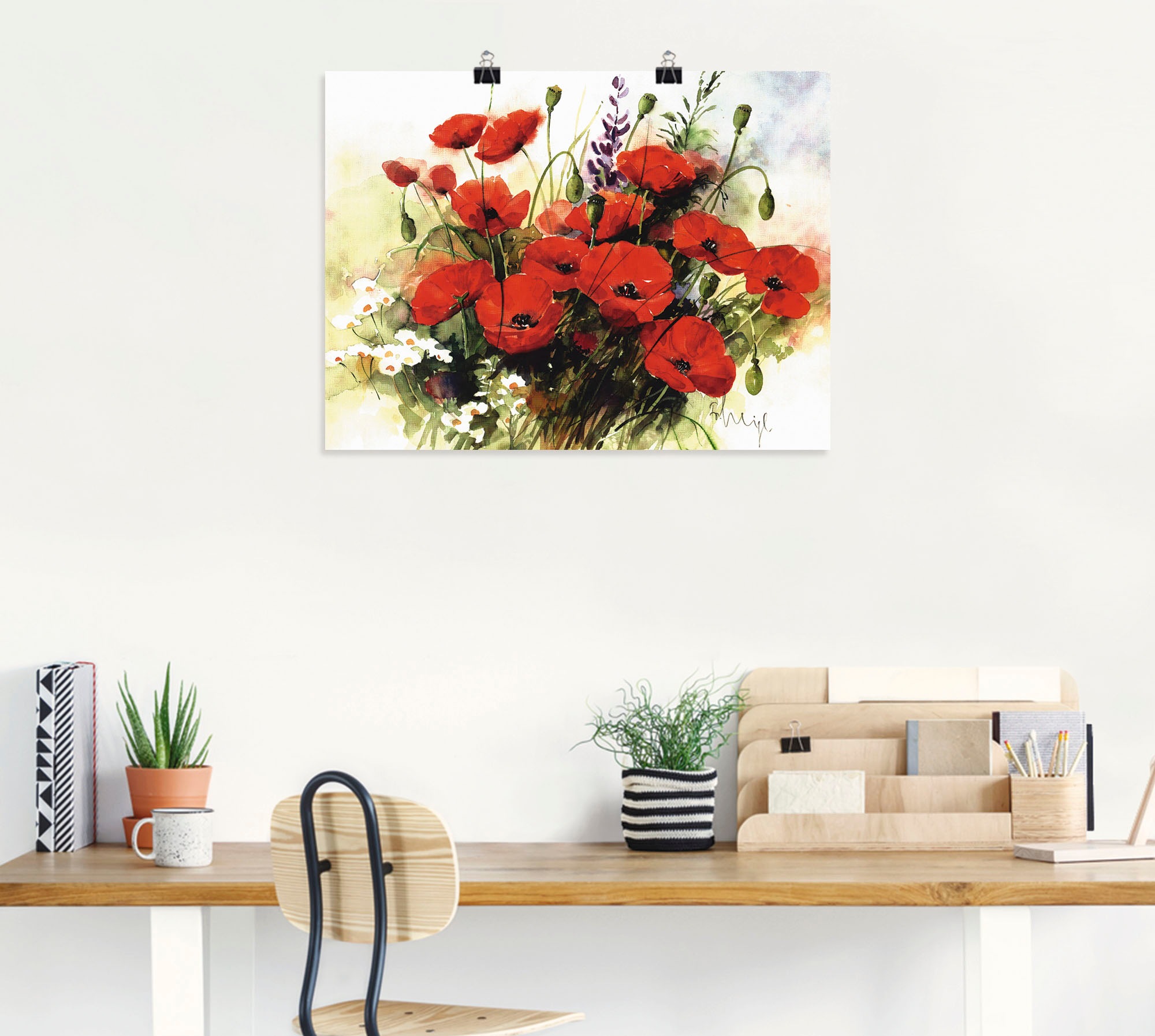 Artland Wandbild »Blumen Zusammenstellung III« Blumen 1 Stk. tlg. als Leinwandbild, Poster in verschied. Größen