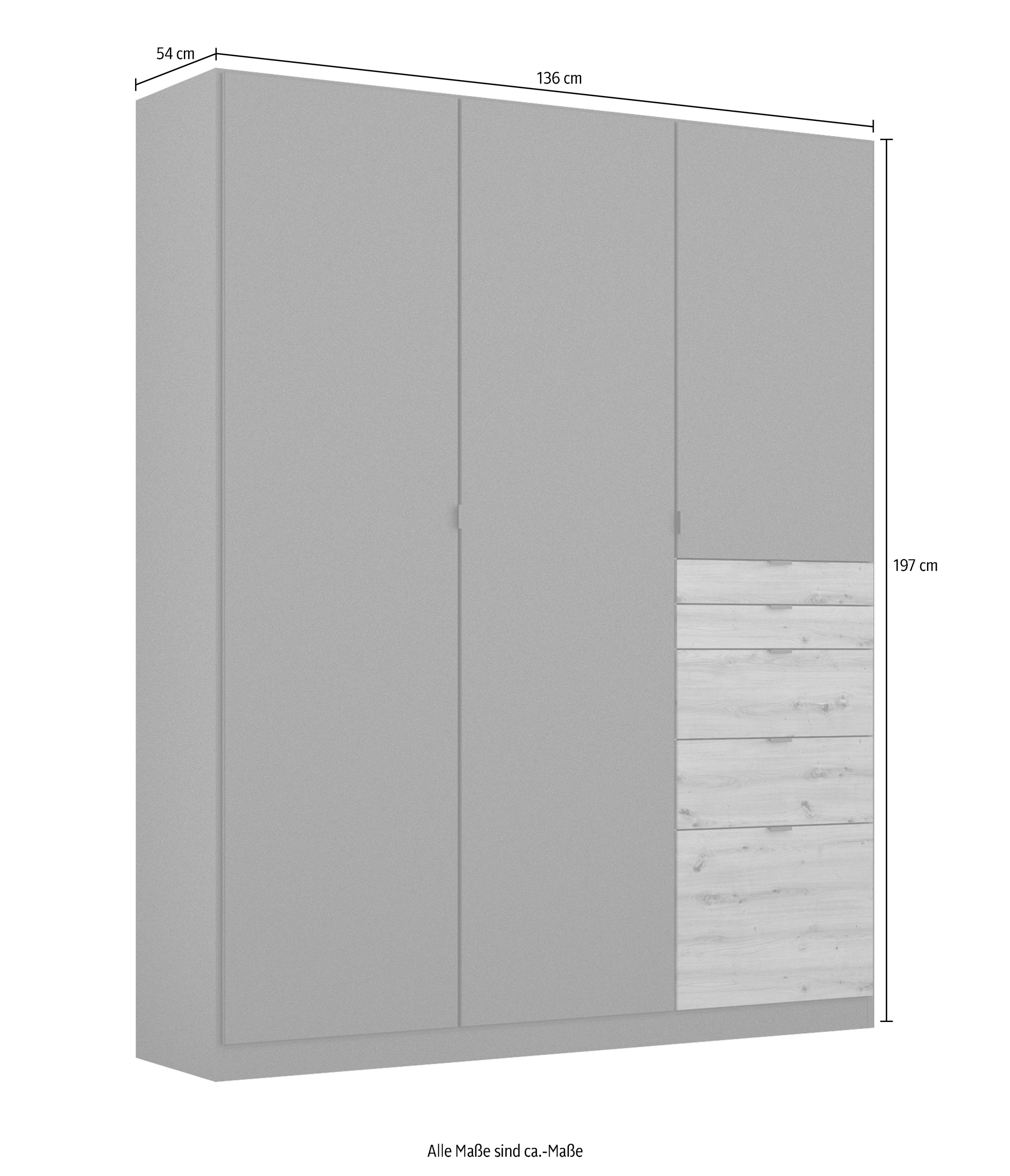 rauch Schrank-Set »Kleiderschrank Schrank Garderobe Wäscheschrank Ankleide ONTARIO« Set, Größe 253x208 cm, 