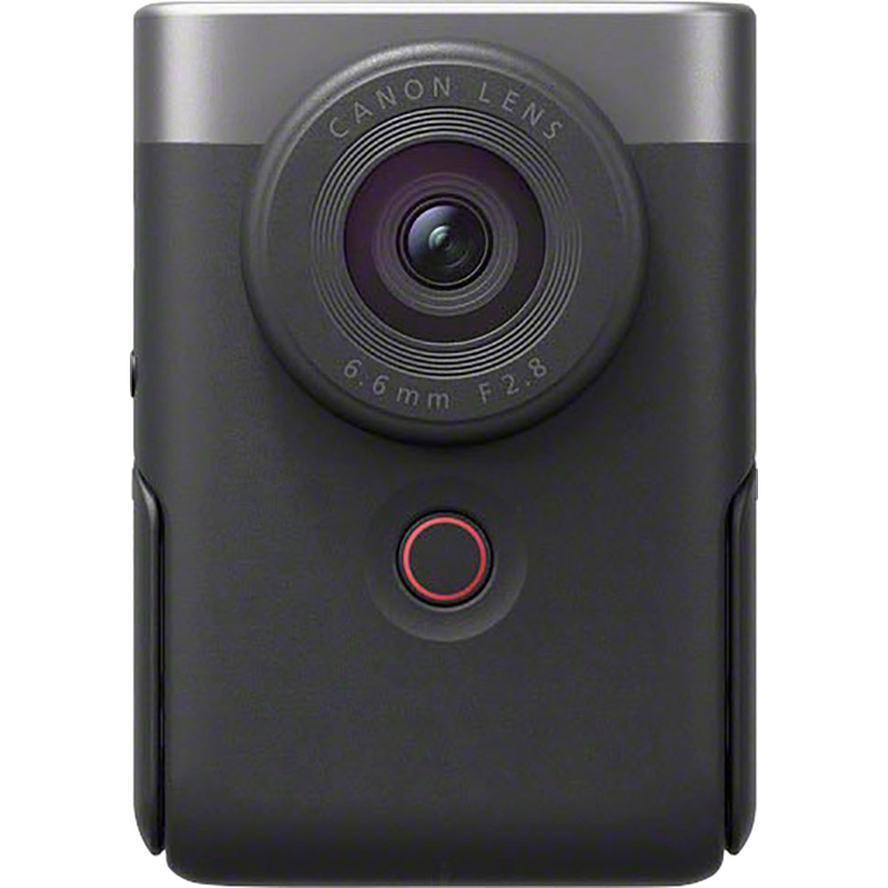 CANON Camcorder »PowerShot V10 Silber Vlogging-Kit« 4K Ultra HD Bluetooth schwarz