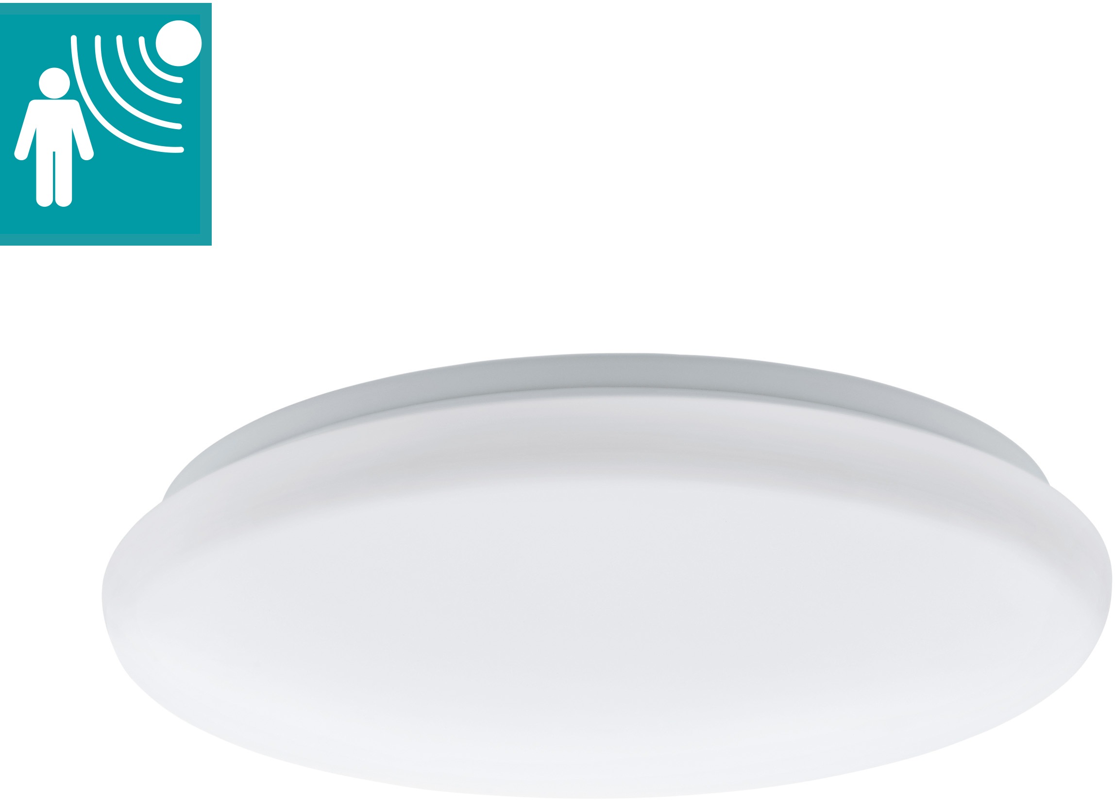 EGLO LED Deckenleuchte »GIRON-M« LED-Board Warmweiß LED Deckenlampe weiß