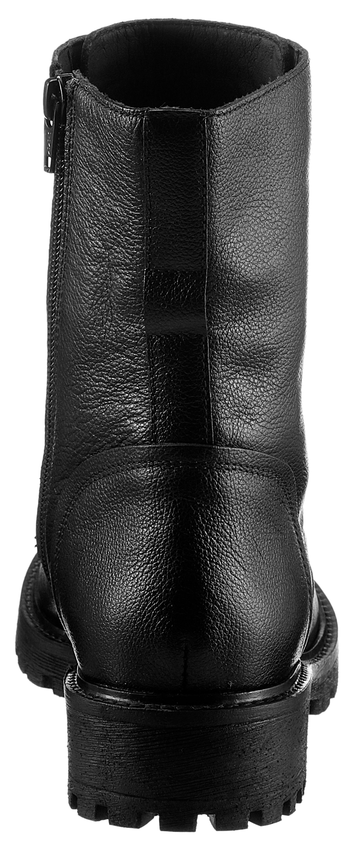 Geox Schnürstiefelette »D HOARA«, Blockabsatz, Schnürboots mit Innenreißverschluss