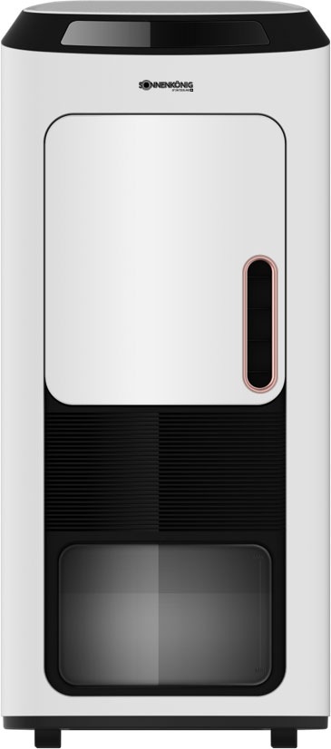 Sonnenkönig Standventilator »Air Fresh 15, Leistung 200W, LED Display, Wasserstandanzeige,«, entnehmbarer Wassertank mit Fach für Kühlelemente, Soft-Touch-Display