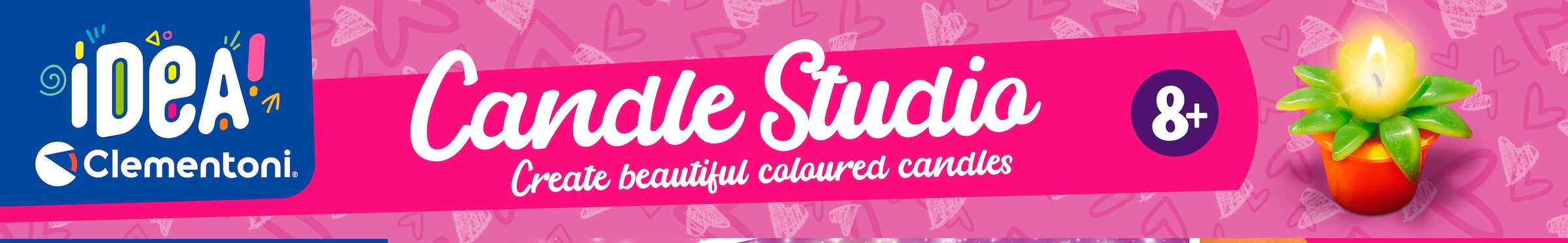 Clementoni® Kreativset »Idea, Mein Kerzen-Atelier und Nachfüllpack« Made in Europe