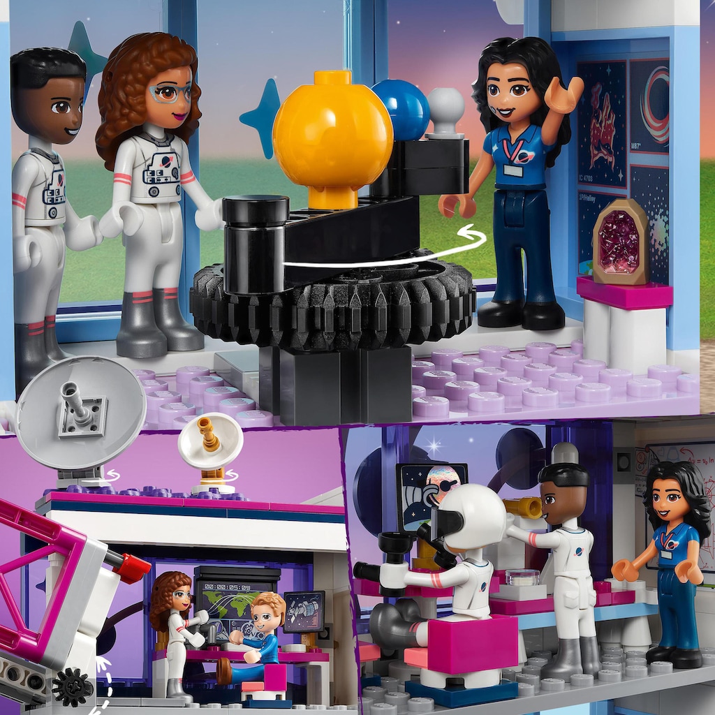 LEGO® Konstruktionsspielsteine »Olivias Raumfahrt-Akademie (41713), LEGO® Friends«, (757 St.)