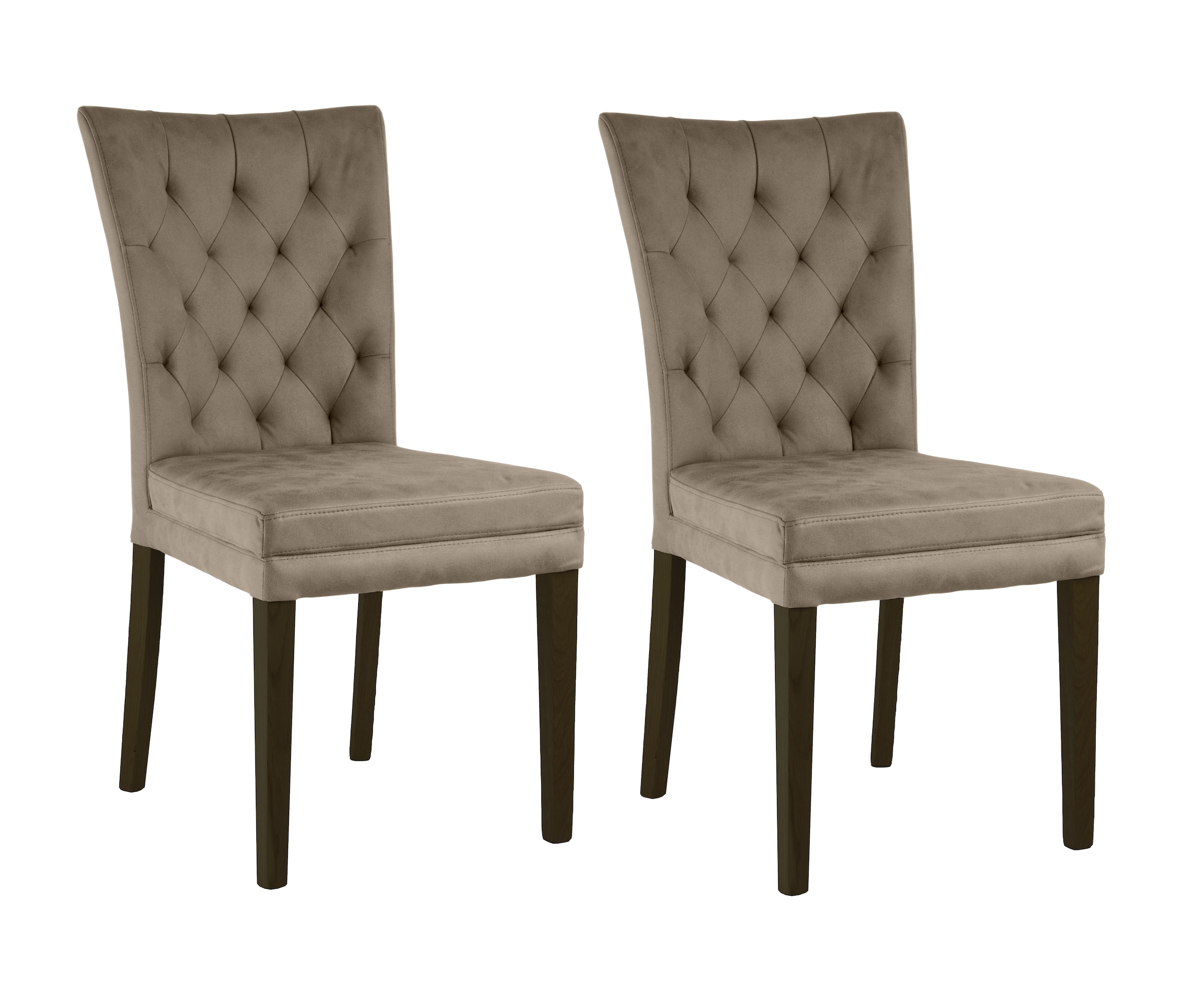 Home affaire 4-Fußstuhl »Colorado« (Set) 2 Stk. Microfaser bequeme Polsteru günstig online kaufen