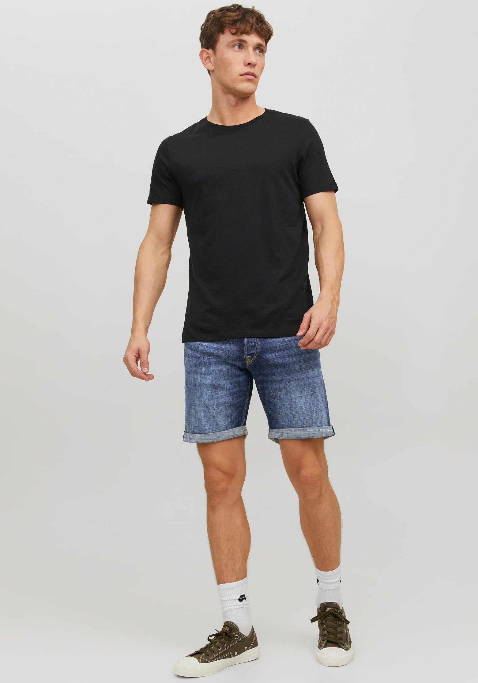 5. Bild von Jack & Jones Jeansshorts »JJICHRIS JJWOOD SHORTS GE 710 SN«