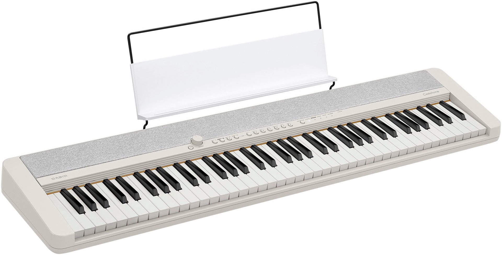 CASIO Home-Keyboard »CT-S1-76 weiß«, inkluisve Pedal und Stativ