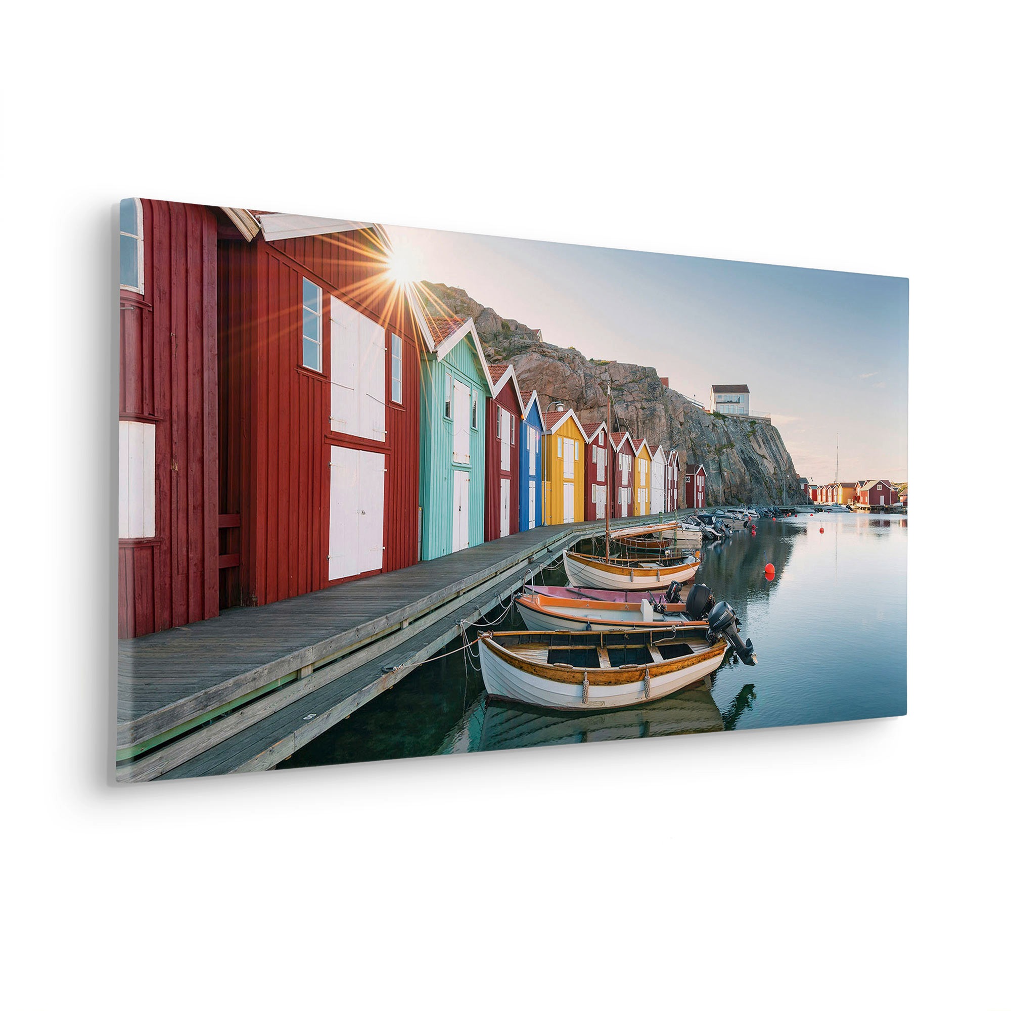 Komar Leinwandbild »Malerische Smögen - Größe 90 x 40 cm«, Baum-Blätter-Nat günstig online kaufen