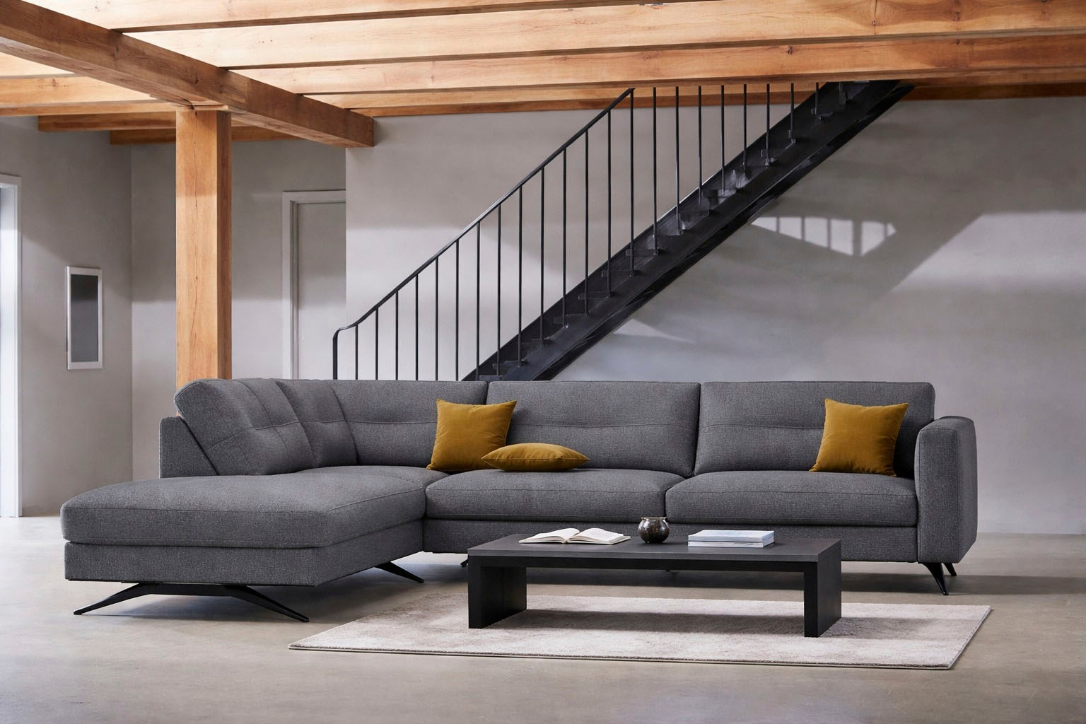 FLEXLUX Ecksofa »Glow, super bequem durch hochwertigem Sitzaufbau mit Federkern, L-Form« Skandinavisches Design, In hochwertiger Verarbeitung