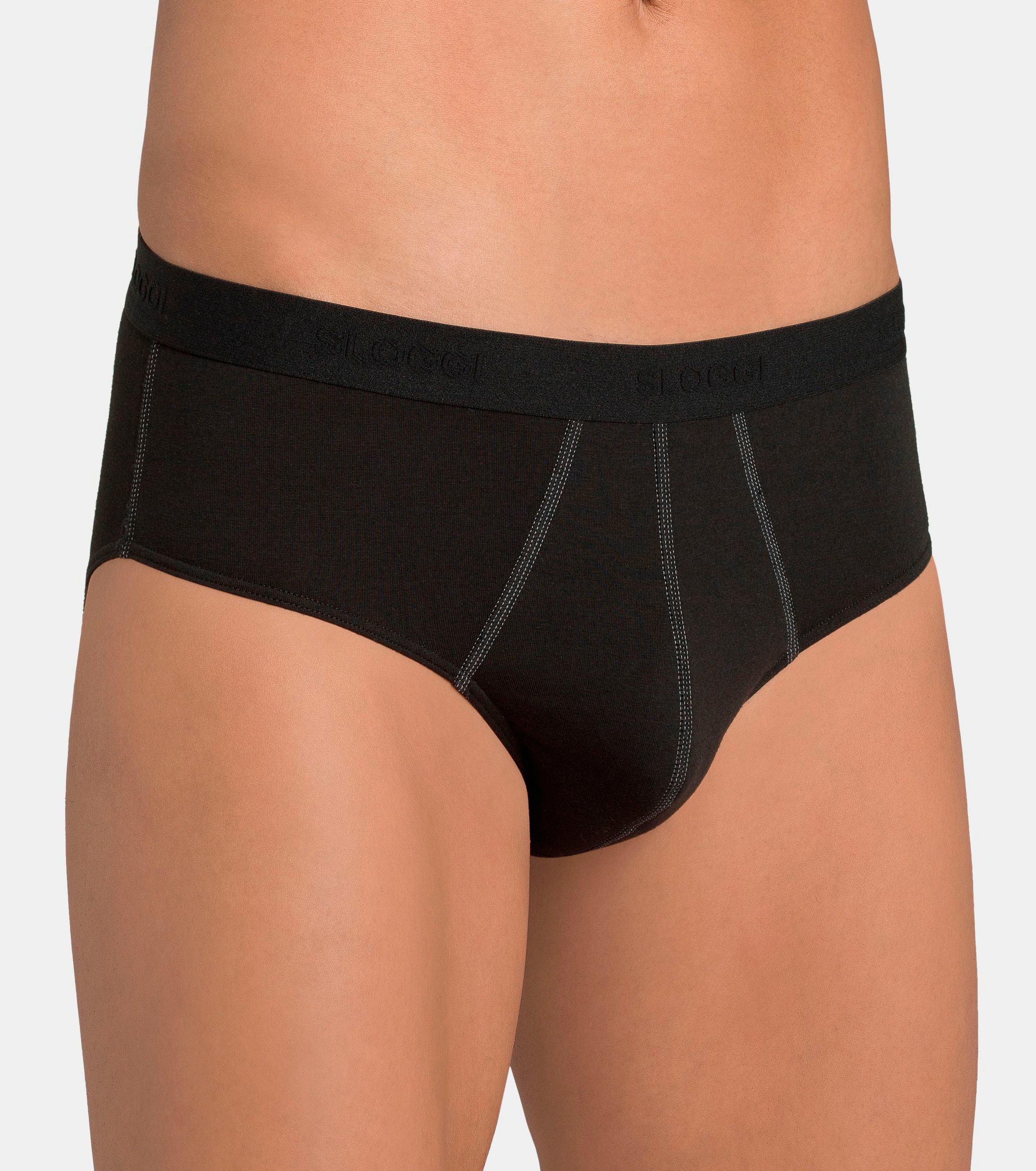 sloggi Slip »men 24/7 Midi 2P«, (2er Pack), weich und atmungsaktiv