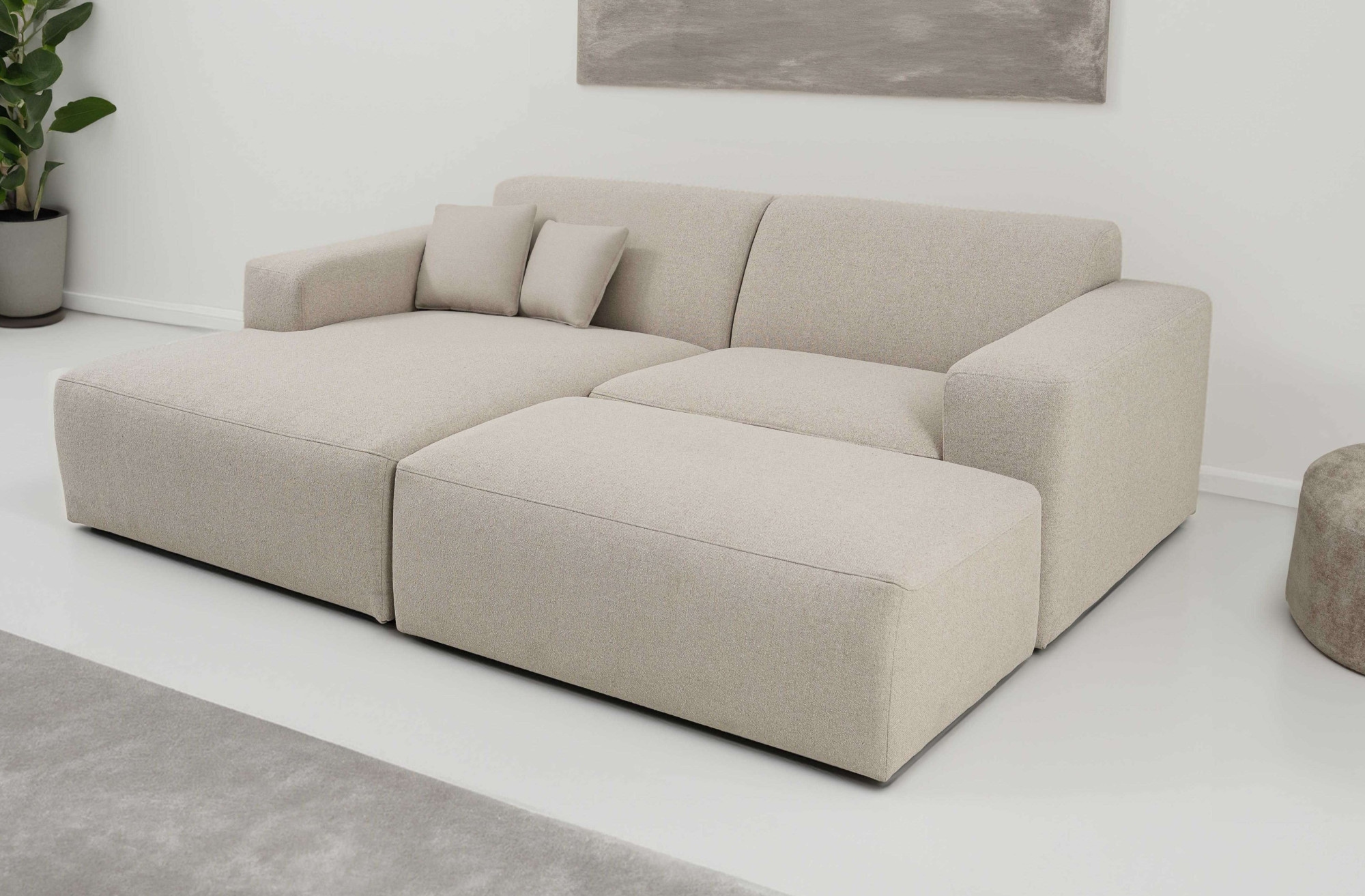 INOSIGN Ecksofa »Koa,228cm, L-Form, Modulsofa, Webstoff, Cord«, Designsofa, günstig online kaufen