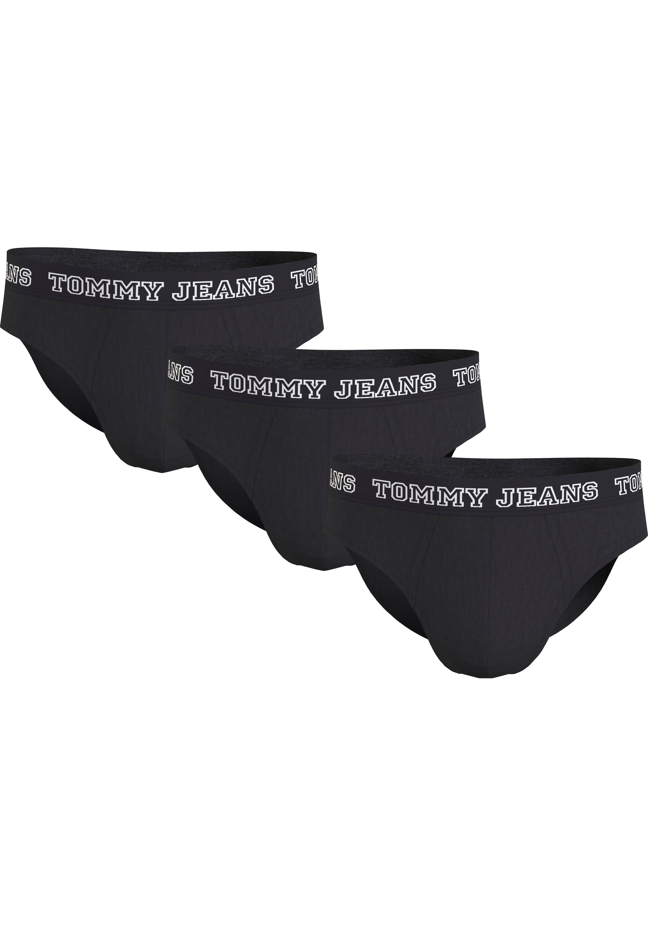 St., kaufen Slips Tommy Jeans 3 »3P Tommy 3er-Pack), DTM«, Jazz-Pants mit Hilfiger Logo-Elastikbund (Packung, BRIEF Underwear