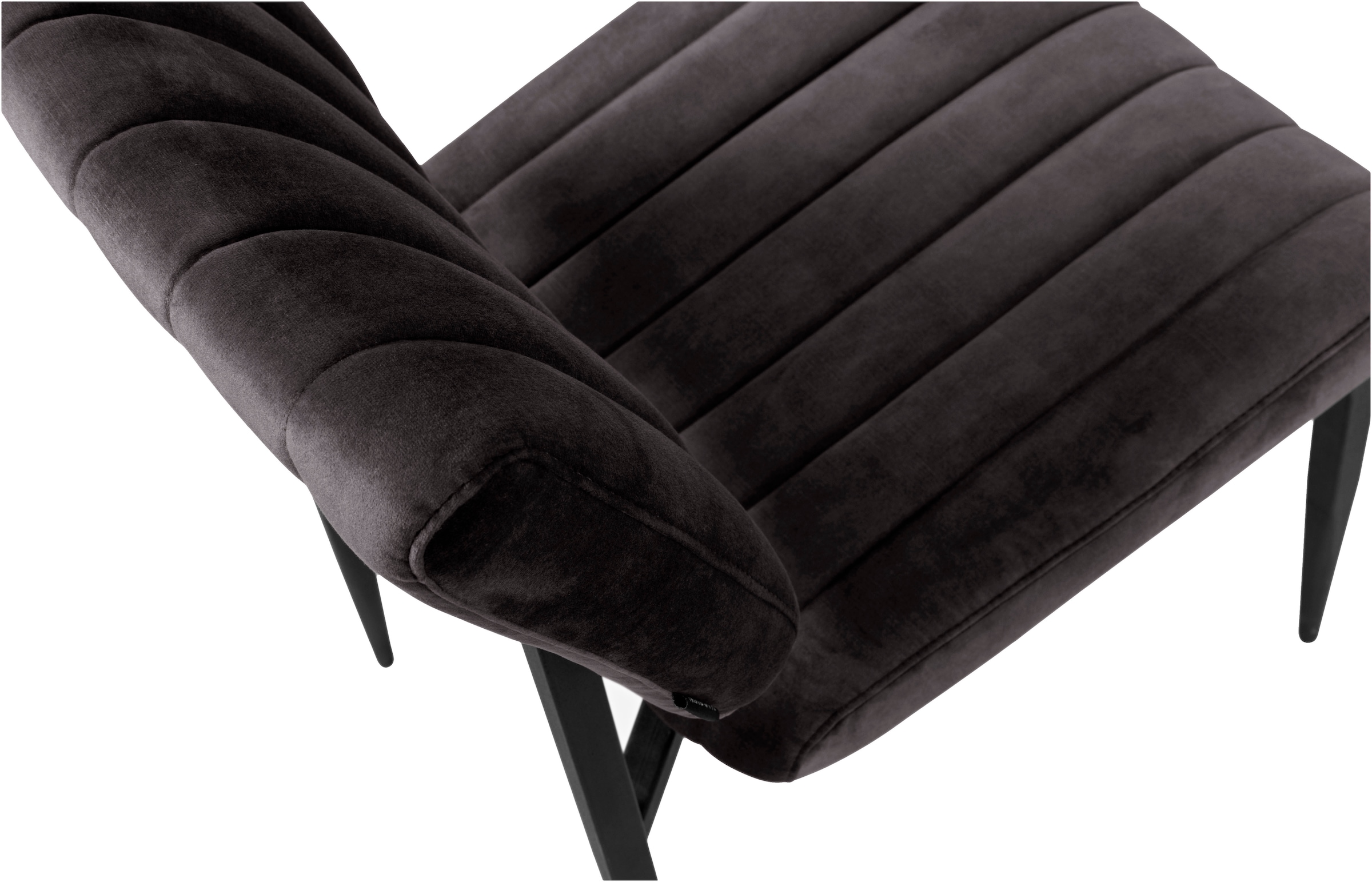 OMG Design Esszimmerstuhl »Ivan«, (Set), 2 St., Stoff, pflegeleichter Samtvelour Bezug, Küchenstuhl