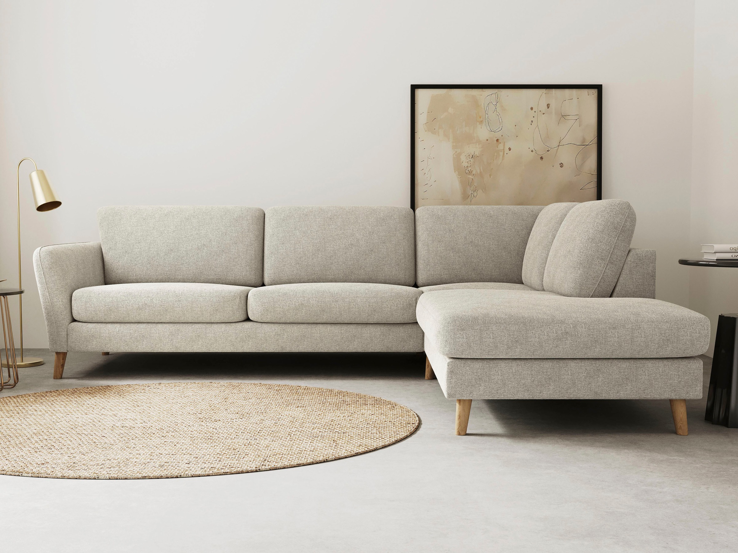 Home affaire Ecksofa »MARSEILLE 278/202 cm, L-Form, Ottom. rechts/links, ve günstig online kaufen