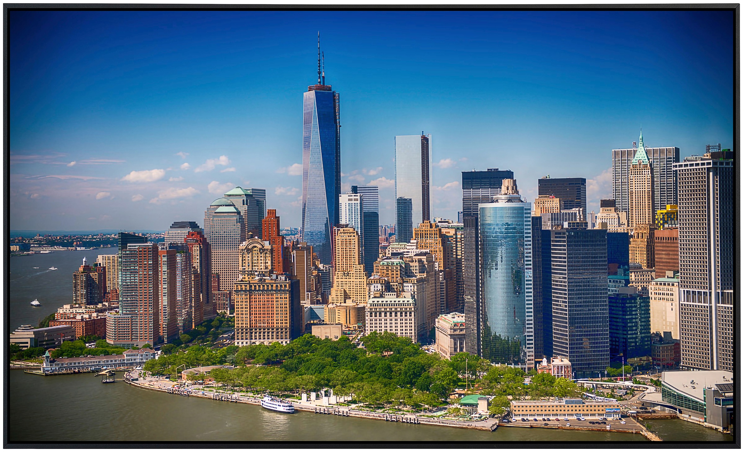 Papermoon Infrarotheizung »Lower Manhattan Skyline«, sehr angenehme Strahlu günstig online kaufen