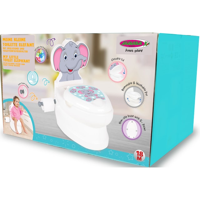 und online Toilettenpapierhalter mit Toilette, Toilettentrainer »Meine Elefant«, Jamara Spülsound bei kleine