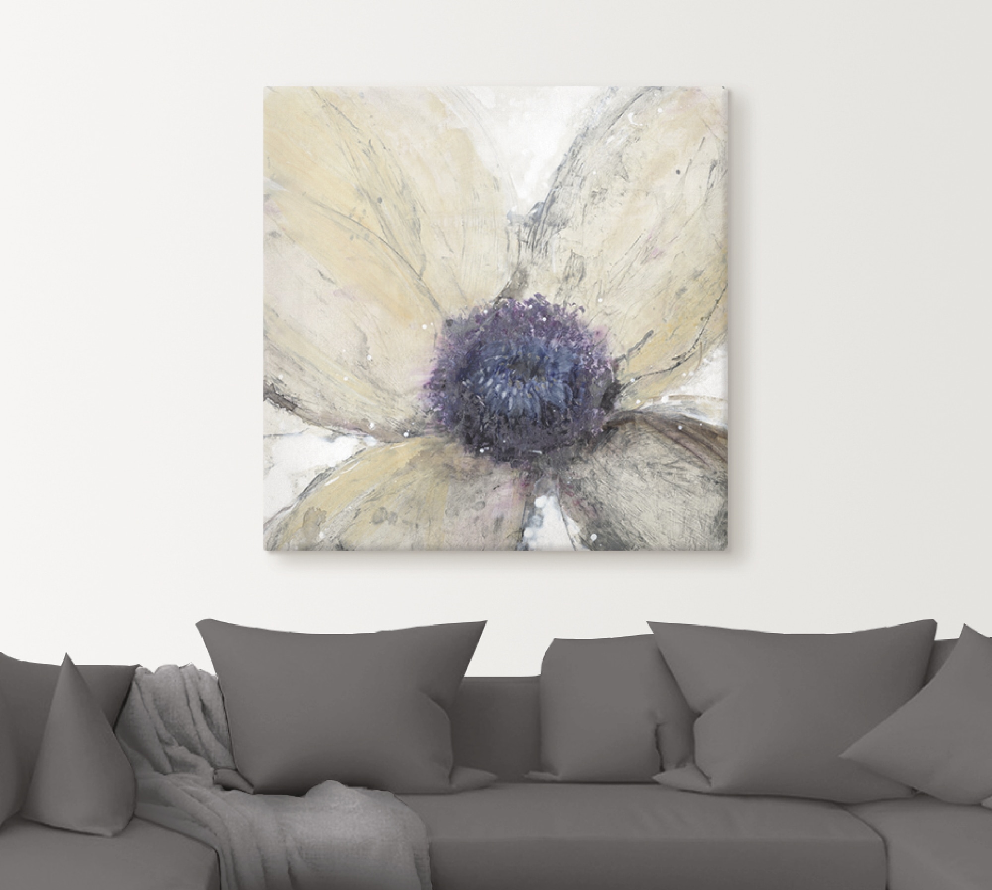 Artland Wandbild "Blumenfluss I", Blumen, (1 St.), als Alubild, Outdoorbild günstig online kaufen