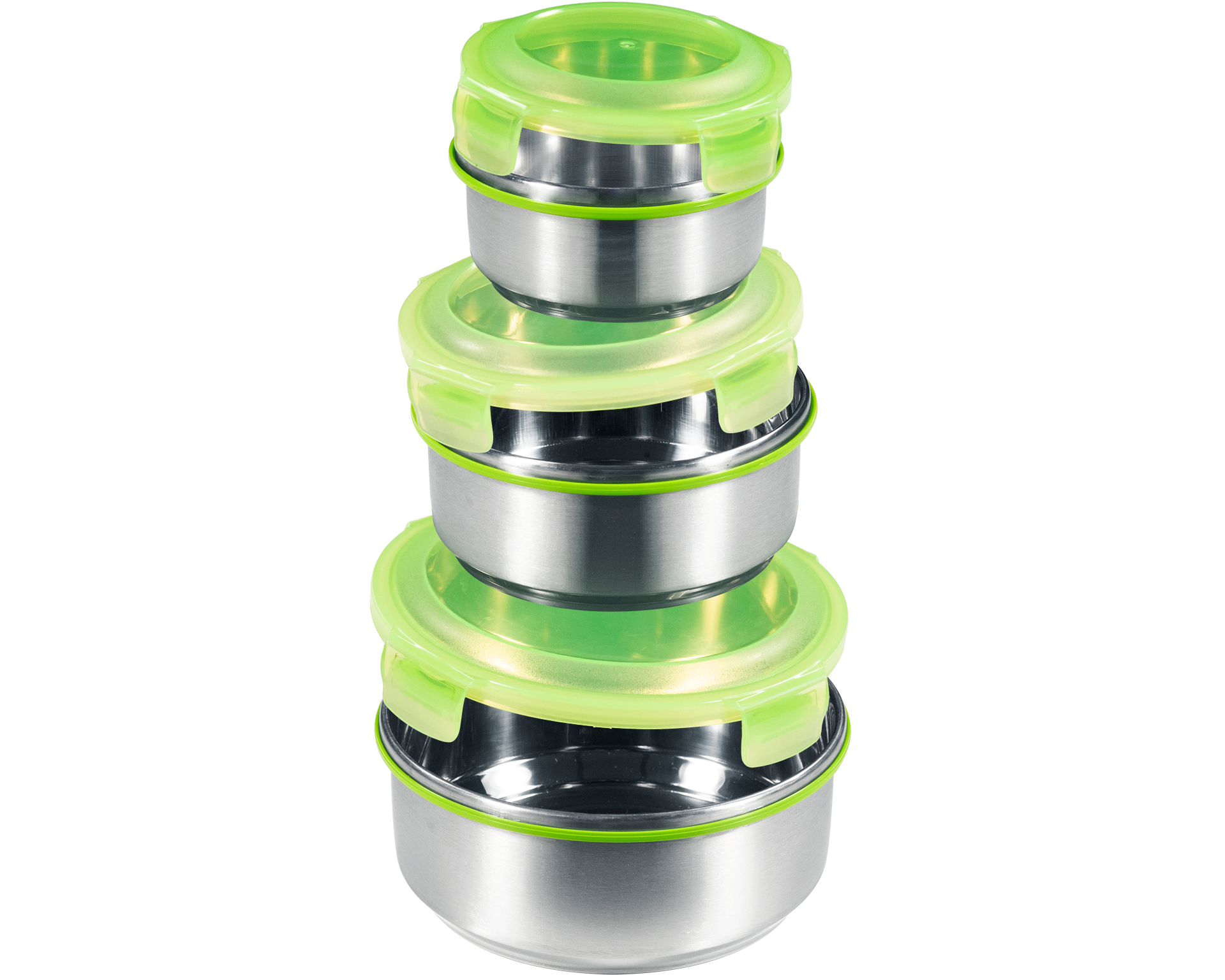 KING Frischhaltedose »KLICKBOX, Dose inkl. Deckel« Set, 6 tlg. tlg. luftdicht, Inhalt ca.: 1.200 ml, 650 ml, 350 ml