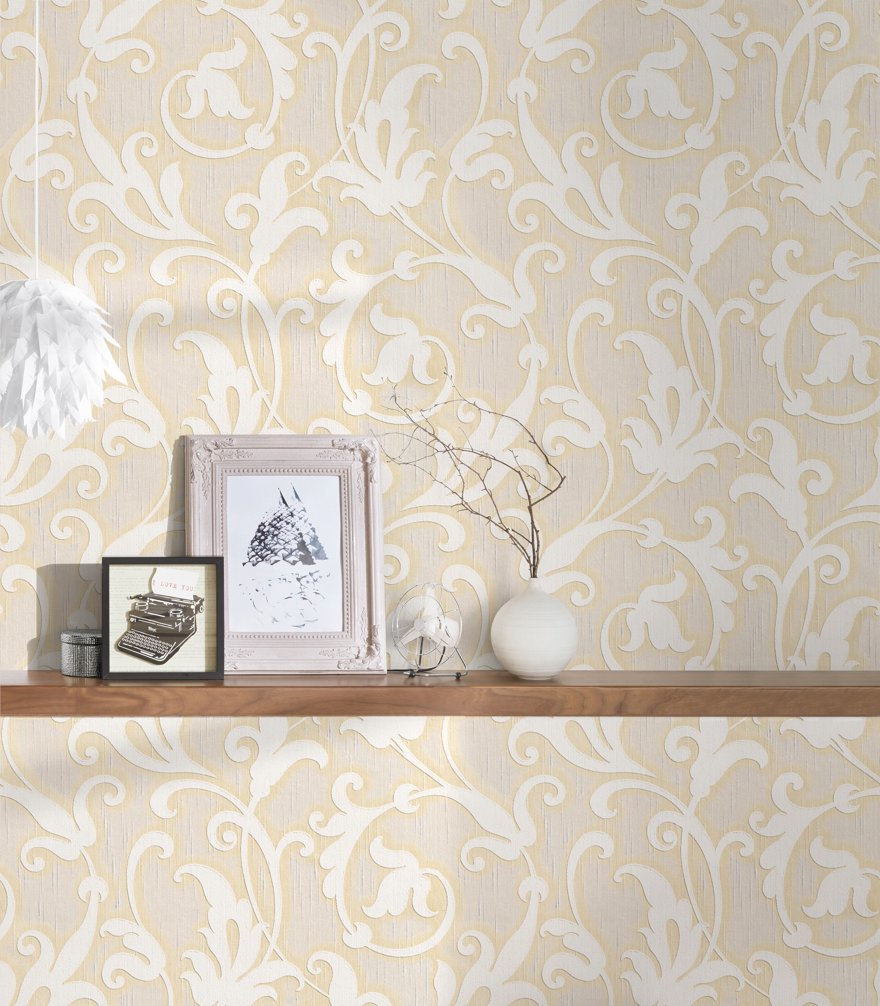 Architects Paper Textiltapete »Tessuto«, Barock-floral-gemustert, Tapete Barock Tapeten Wohnzimmer Schlafzimmer Küche modern Flur Design