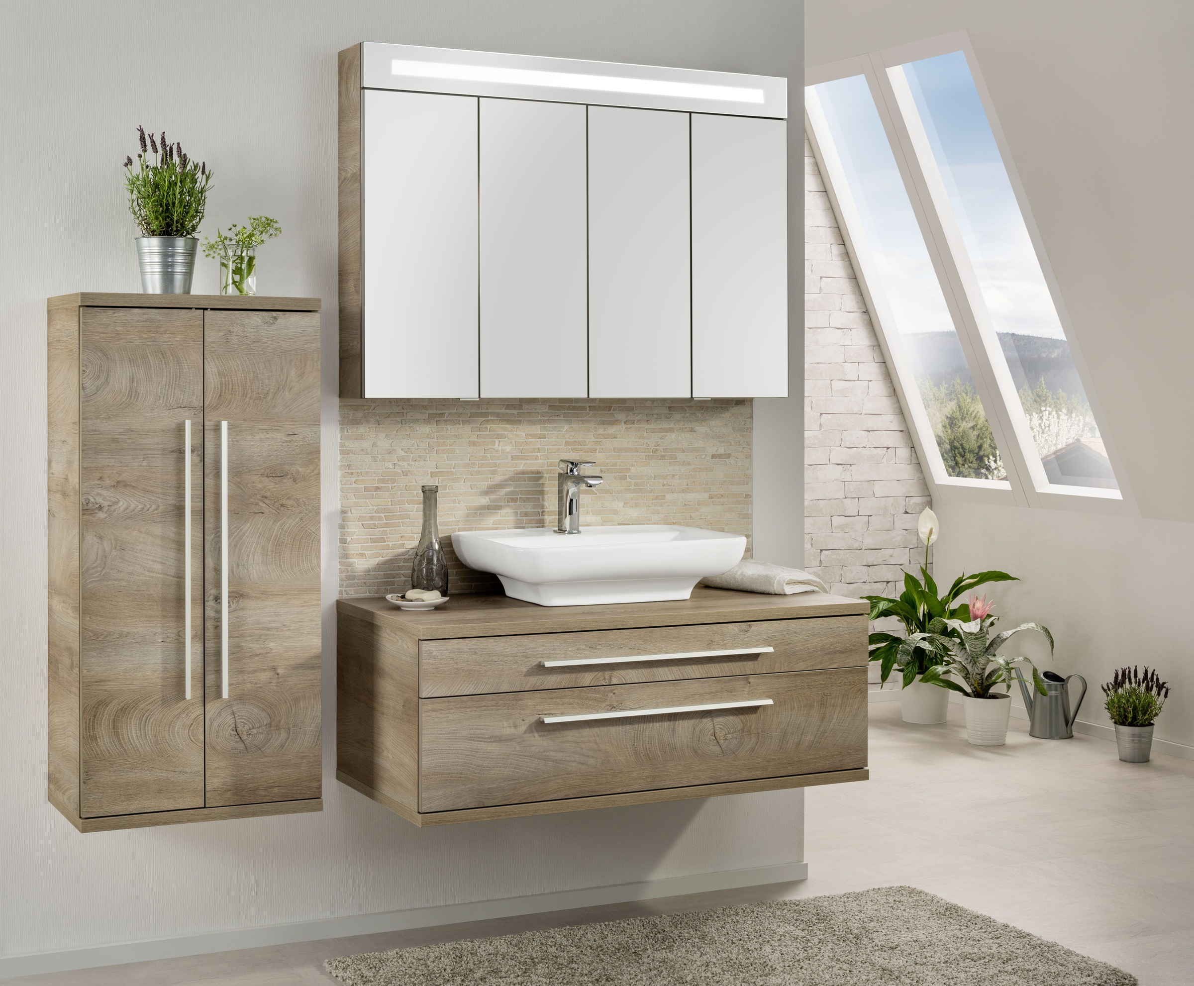 FACKELMANN Waschtisch »Waschplatz-Set STANFORD« 2 tlg. 2-teilig günstig online kaufen