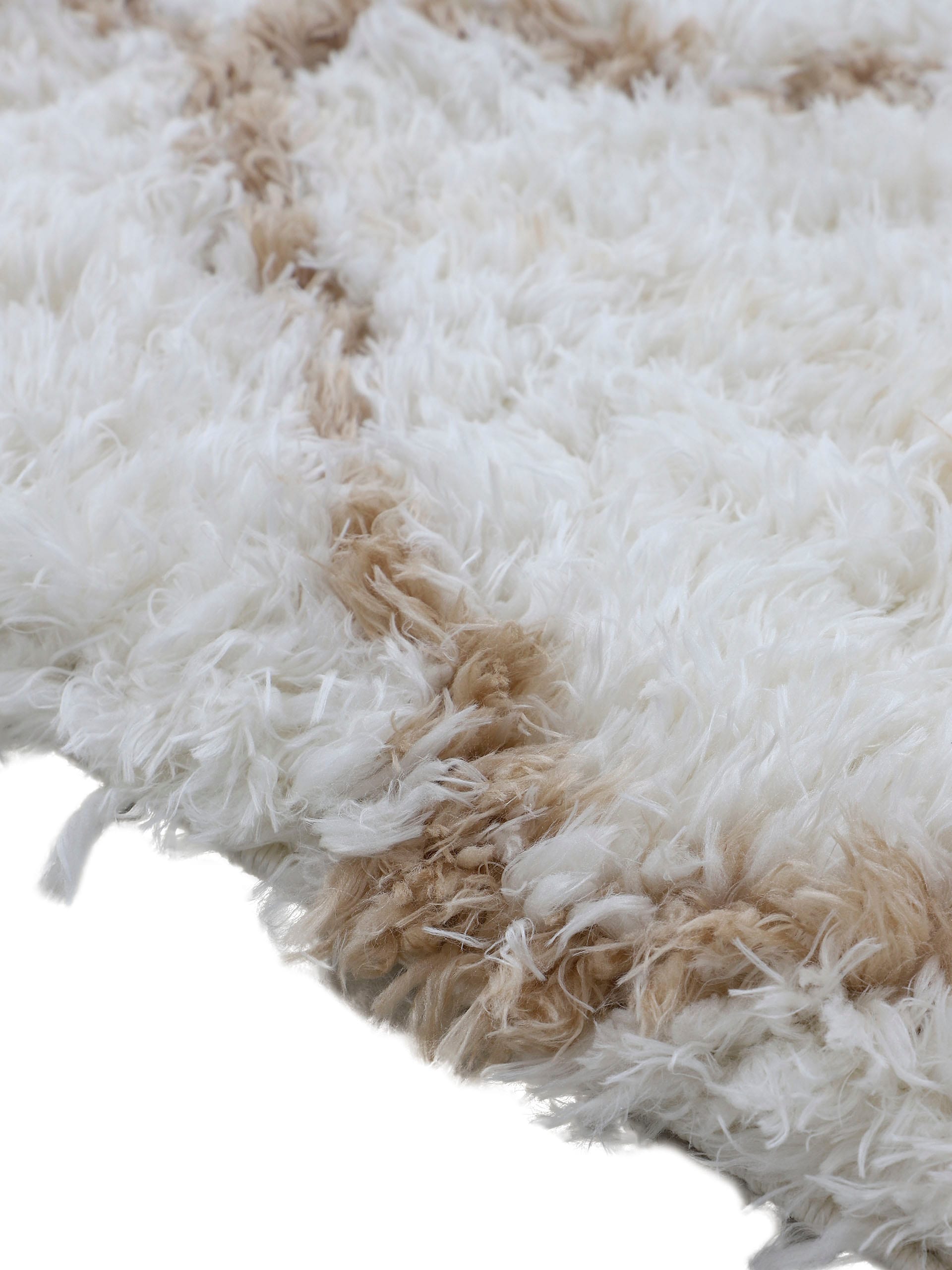 carpetfine Hochflor-Teppich »Eddy«, rund, 30 mm Höhe, Shaggy Langflor mit Fransen, starke Größenauswahl, Wohnzimmer