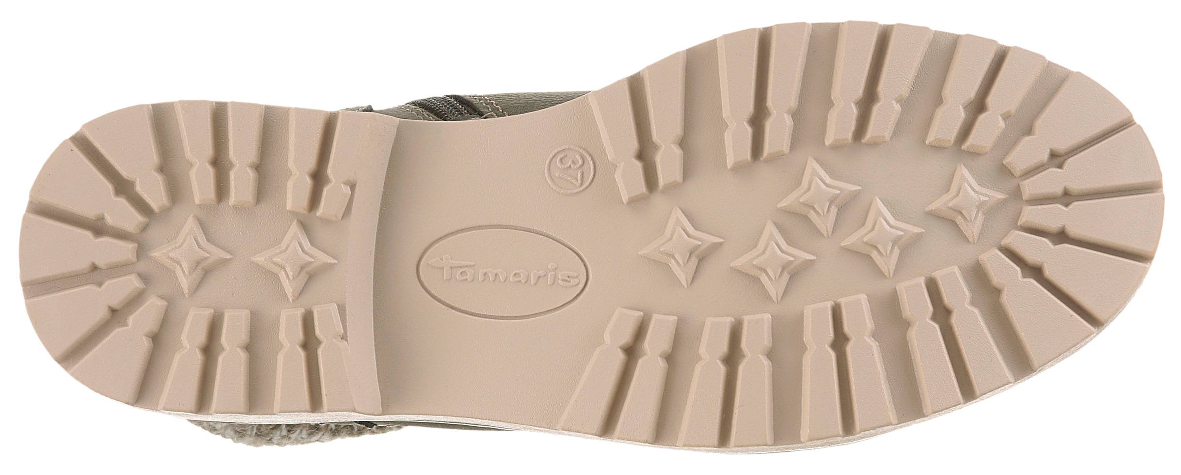 Tamaris Winterboots  , Blockasatz, Schnürboots, im Bergsteigerlook, vegane Verarbeitung