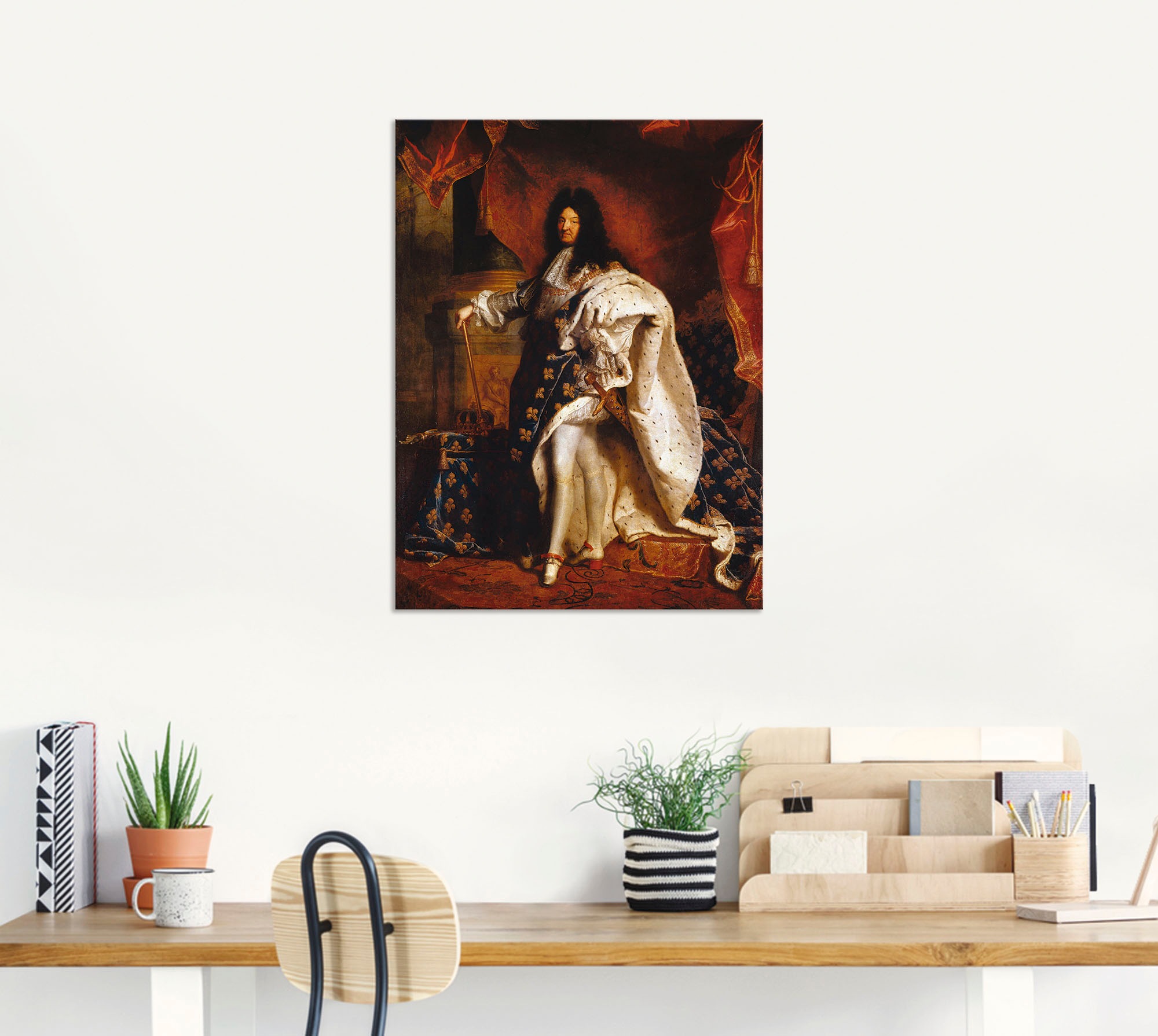 Artland Wandbild »Ludwig XIV. von Frankreich, 1701«, Menschen, (1 St.), als Alubild, Outdoorbild, Leinwandbild, Poster in verschied. Größen