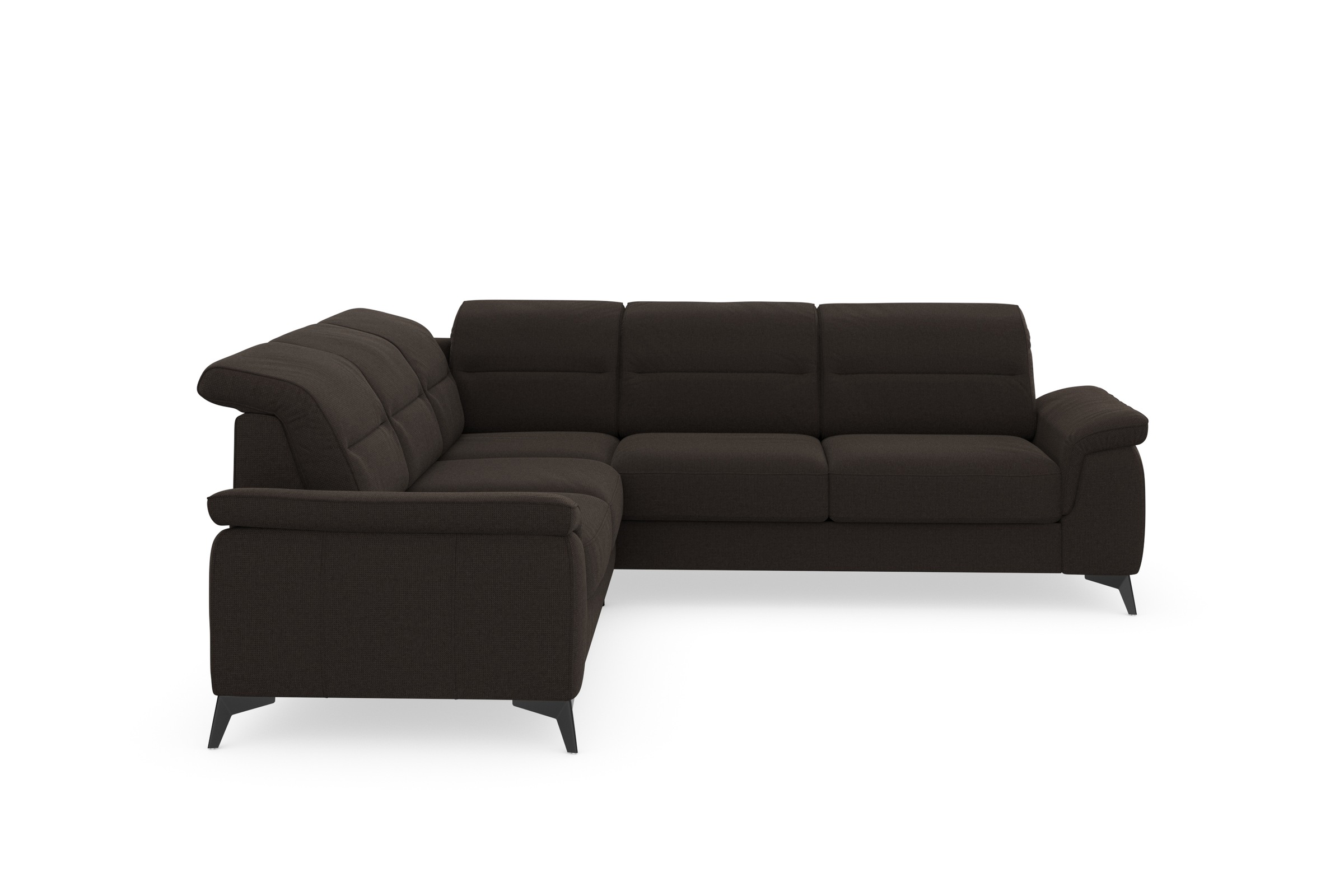 sit&more Ecksofa "Sinatra L-Form" optinal mit Kopfteilverstellung und Armte günstig online kaufen