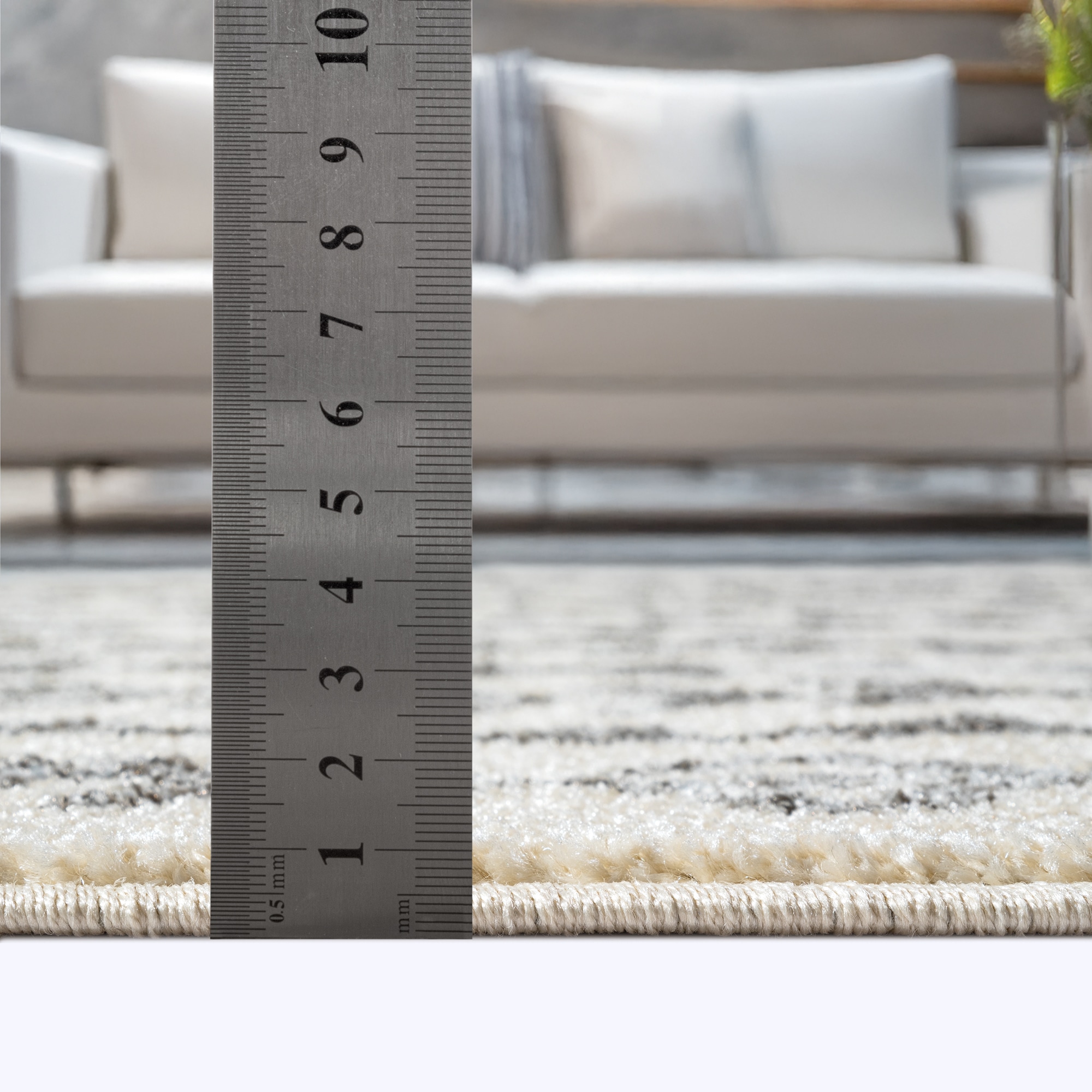 Sanat Teppich »Boho 8204« rechteckig 10 mm Höhe Kurzflor, robust, Boho, Scandic, für Fussbodenheizung geeignet