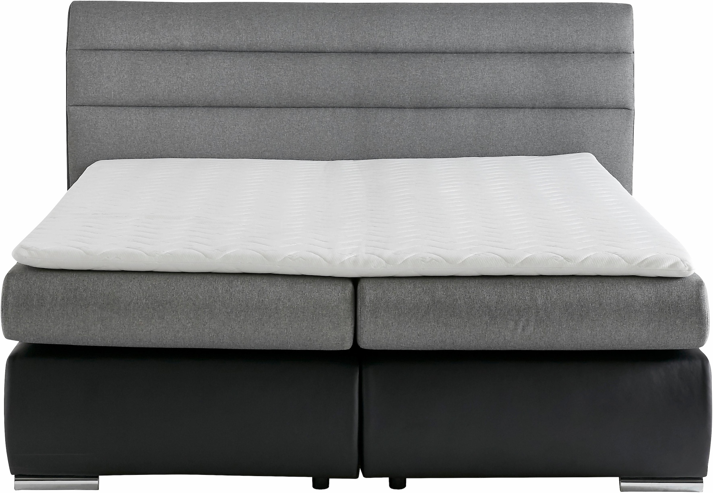 Places of Style Boxspringbett »Luna«, bis zu 3 Härtegrade, incl. Topper