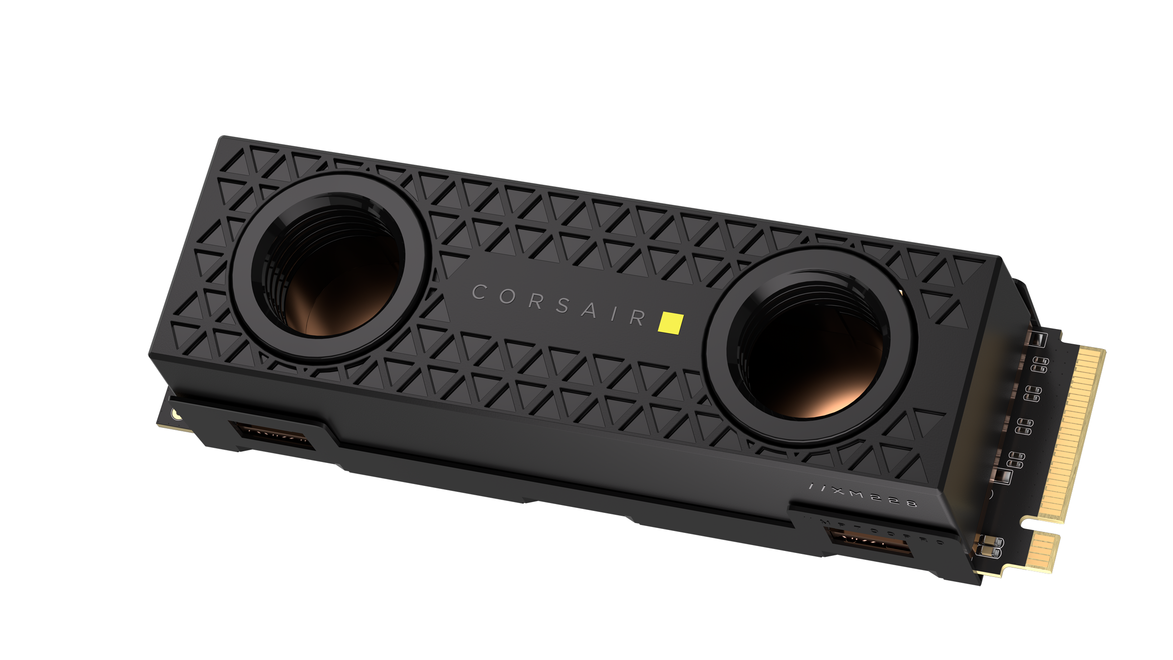 Corsair interne SSD »MP700 PRO 2TB Hydro X Series M.2 NVMe PCIe Gen. 5 x4 SSD«, Anschluss M.2, Microsoft DirectStorage