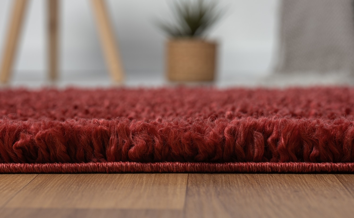 my home Hochflor-Teppich »Banji«, rechteckig, 37 mm Höhe, Uni Farben, weich und flauschig, auch als Läufer & in rund erhältlich