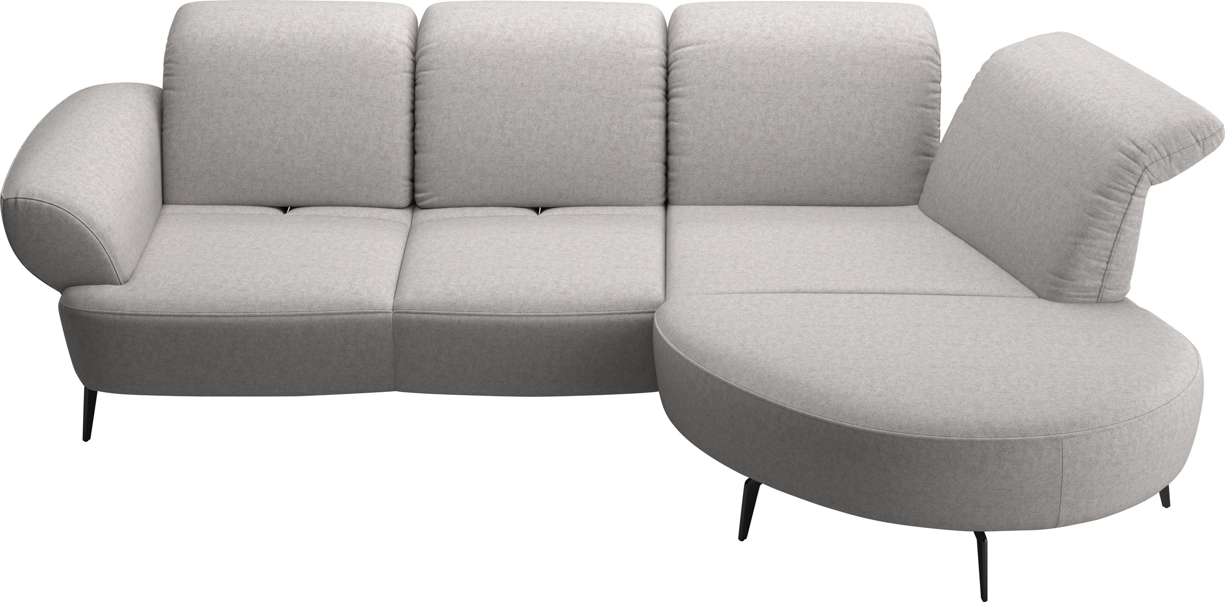 sit&more Ecksofa »Dance«, inkl.System Click&Seat und Sitztiefenverstellung