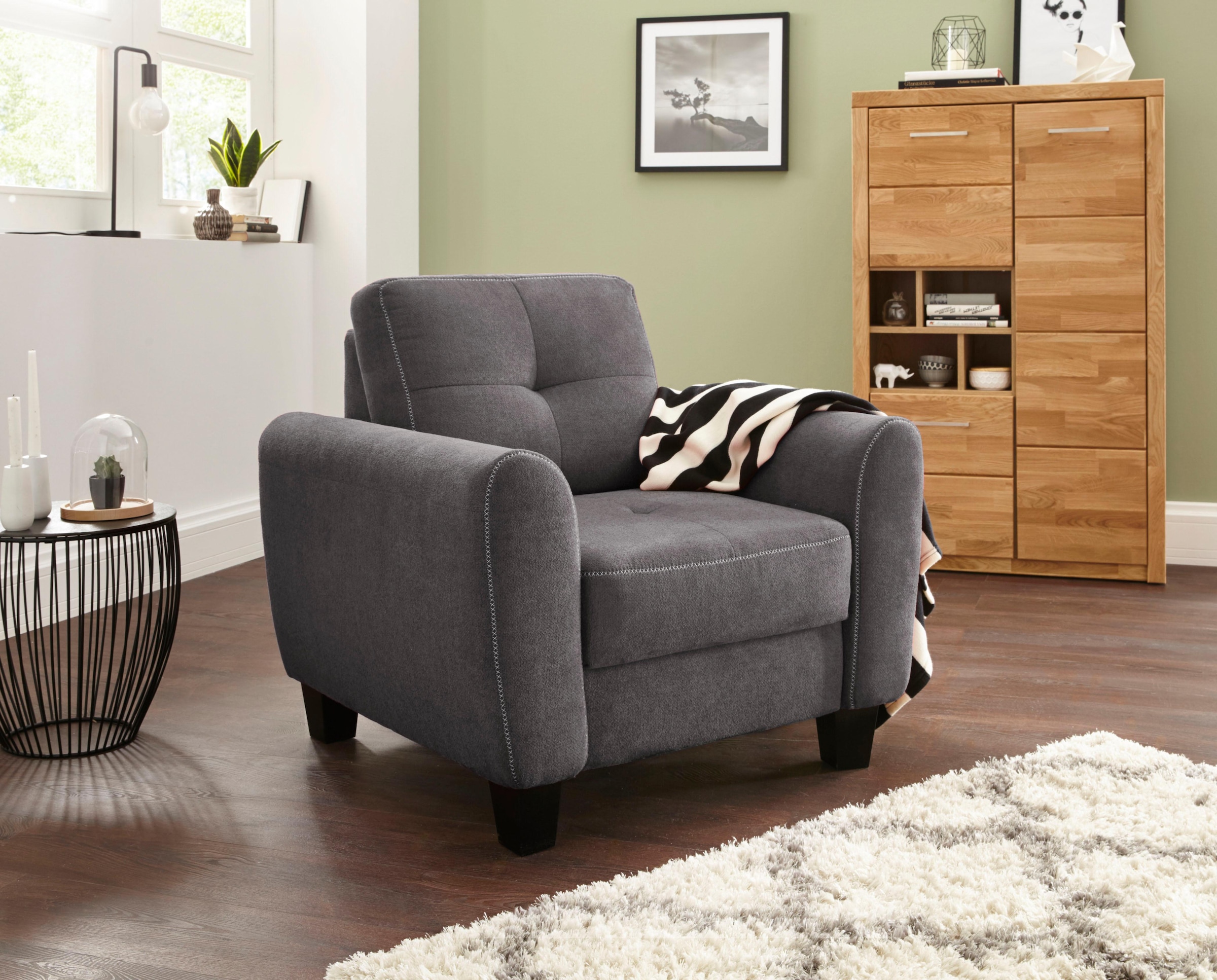 sit&more Sessel »Varese«, inklusive Federkern günstig online kaufen