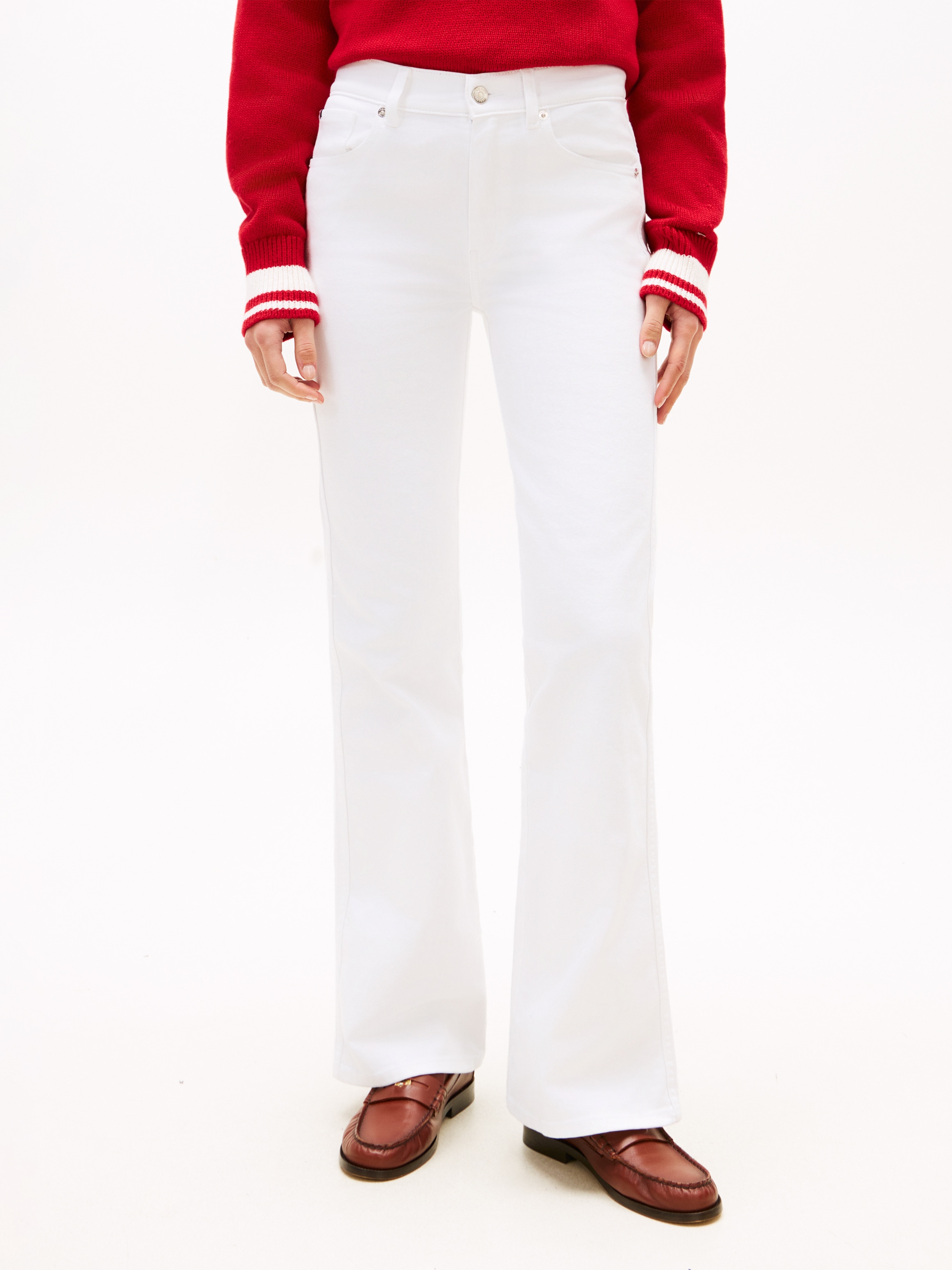 Tommy Hilfiger Bootcut-Jeans »FINN FLARE RW« Baumwoll-Mix mit Stretch, Mid Rise