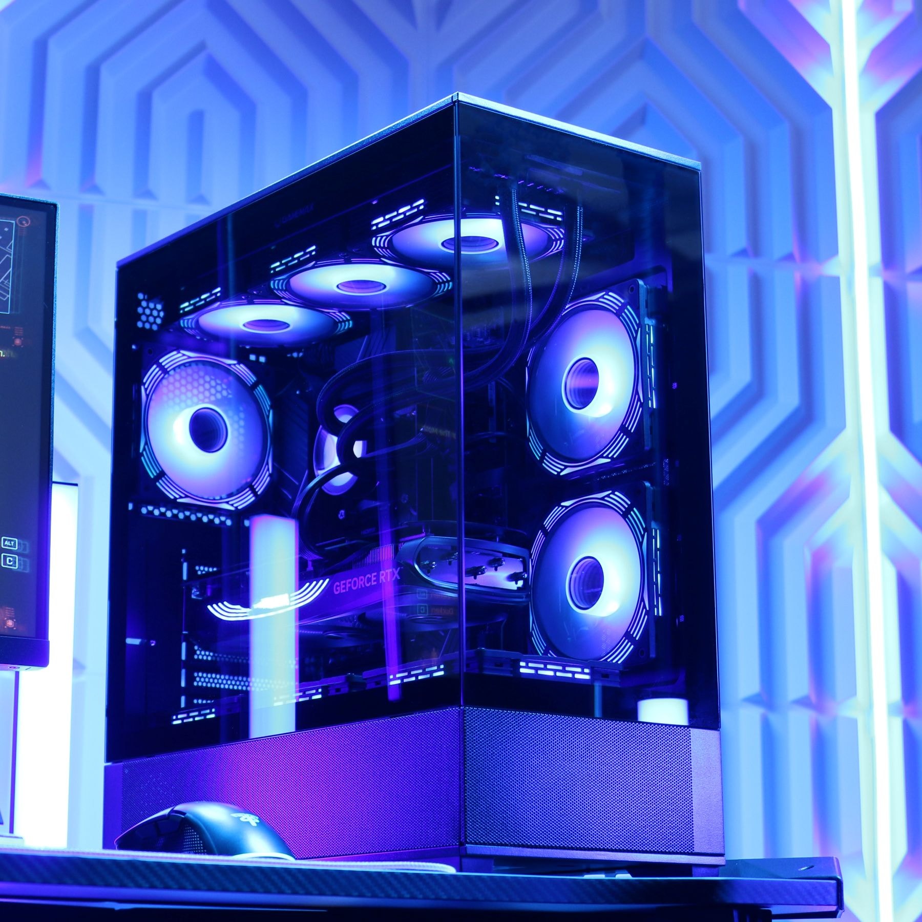 GAMEMAX Gaming-PC »Vista AB 8024 AMD Ryzen 5 9600X 16GB DDR5 1TB SSD RTX 5060Ti« Windows 11, DDR5 RAM, Wasserkühlung