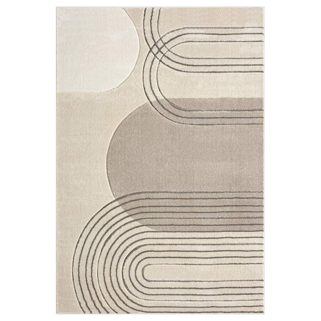 Carpet City Teppich »BONITO 7157«, Hochtief-Muster/ Flachflor, 3D-Effekt, rechteckig, bequem bestellen Wohnzimmer schnell und