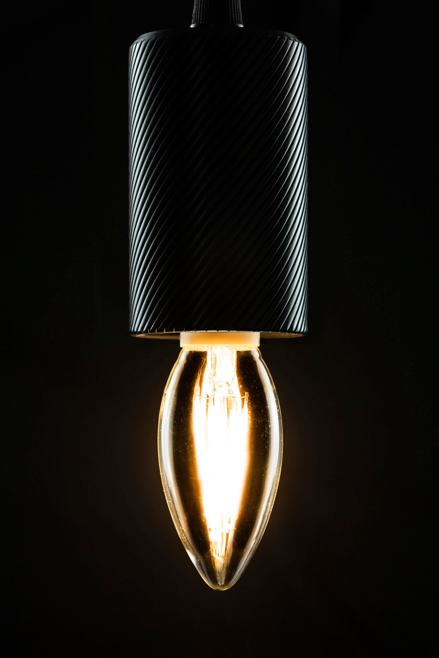 SEGULA LED-Leuchtmittel »LED Kerze - GU10«, GU10, 1 St., Extra-Warmweiß, LED Kerze - GU10, 2200K, klar, 3W, CRI 90, dimmbar