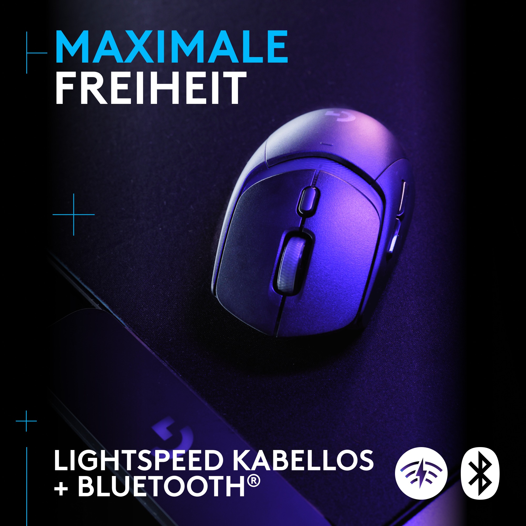 Logitech Gaming-Tastatur »G515 Lightspeed TKL - Tactile - Black - DEU«, (USB-Anschluss), kabellos