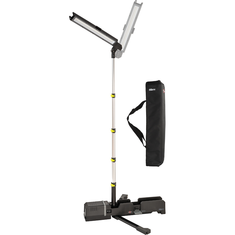 BRENNENSTUHL LED Arbeitsleuchte »Multi Battery LED Akku Teleskop Arbeitsstrahler 6050 MA« LED-Modul höhenverstellbar, kompatibel mit 18V Akkus 11...