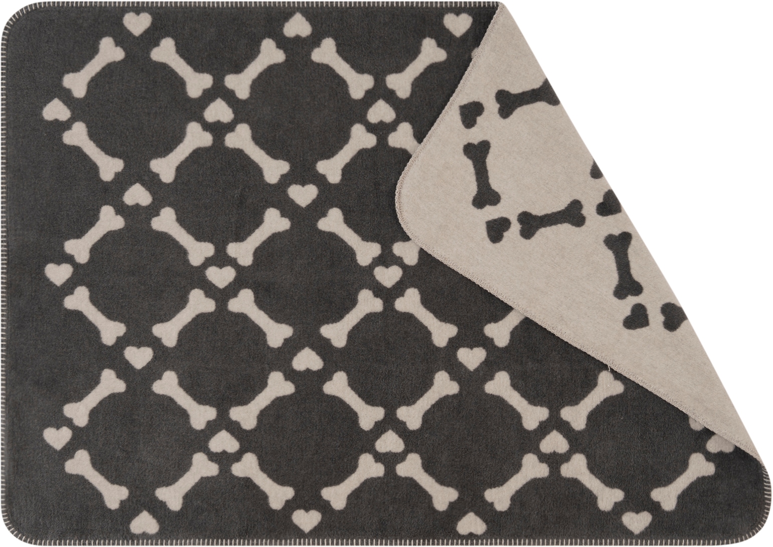 PAD Wohndecke »BONES« Stilvolles Design für Mensch und Hund – typisch PAD, 75x100 cm