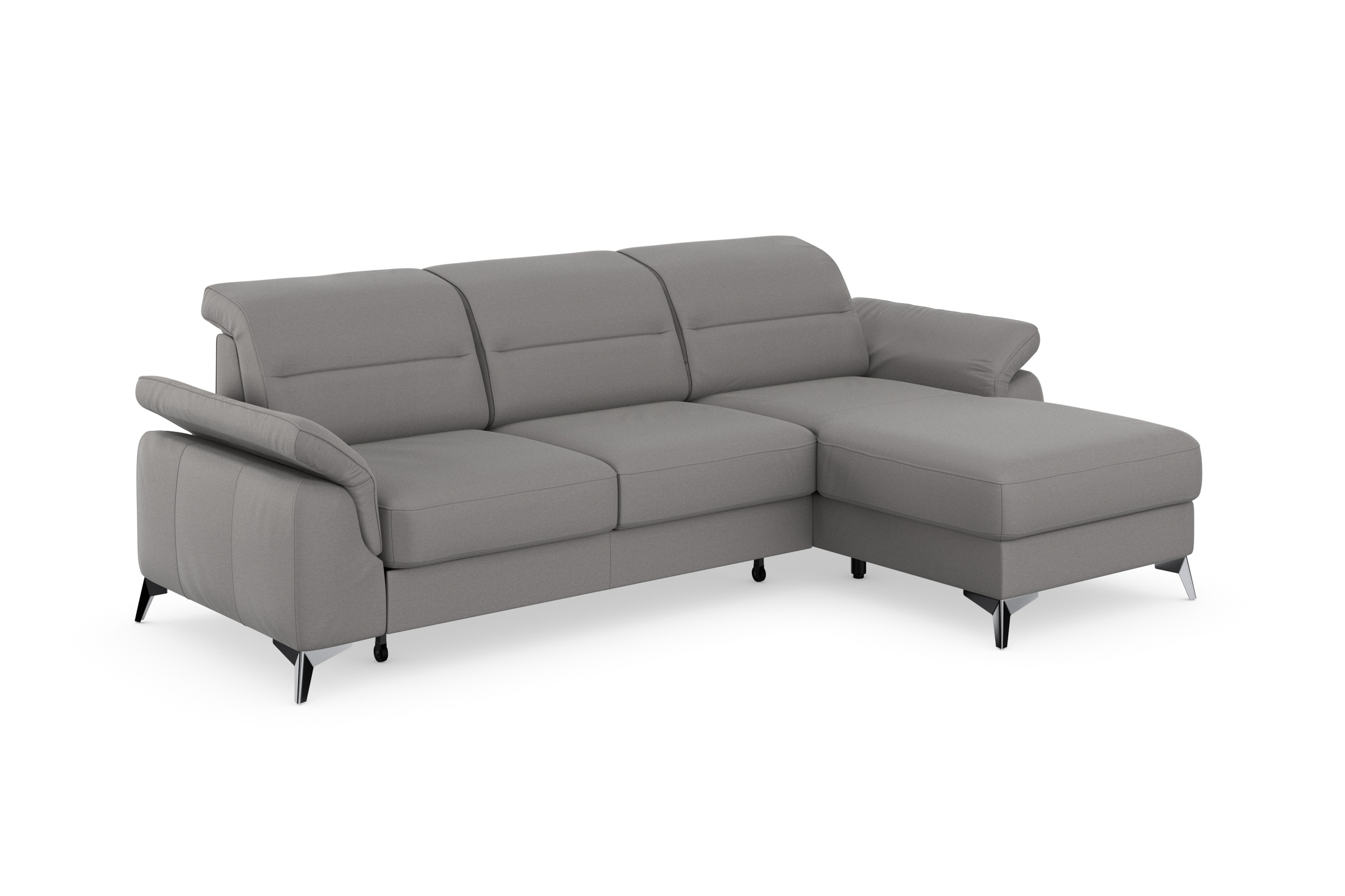 sit&more Ecksofa »Sinatra L-Form«, mit Recamiere, optinal mit Kopfteilverstellung und Armteilfunktion