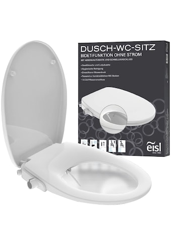 Dusch-WC-Sitz »Bidet Einsatz«, Absenkautomatik, Schnellverschluss