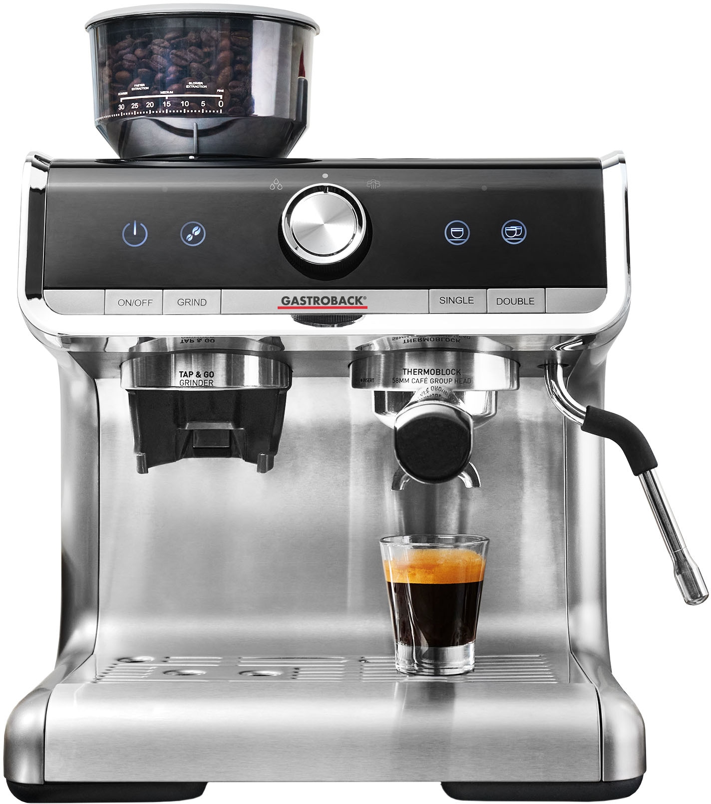 Gastroback Espressomaschine »42616 Design Espresso Barista Pro«, Siebträger günstig online kaufen