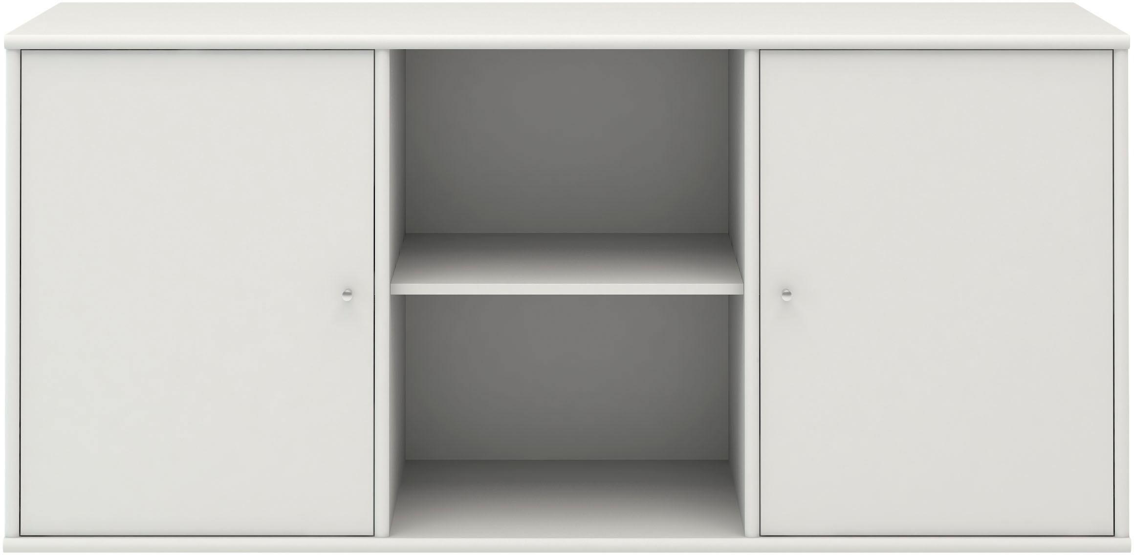 Hammel Furniture Sideboard »Mistral, Hochwertig Schrank, hängend/stehend montierbar«, mit zwei Türen, B: 133 cm, anpassungsbar Designmöbel