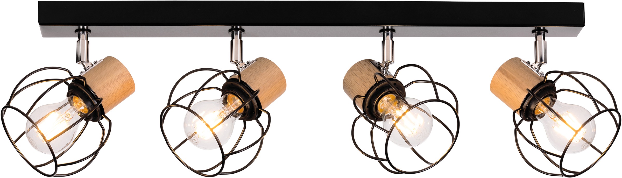 BRITOP LIGHTING Deckenleuchte »Phiphi«, 4 flammig, Leuchtmittel E27   ohne günstig online kaufen