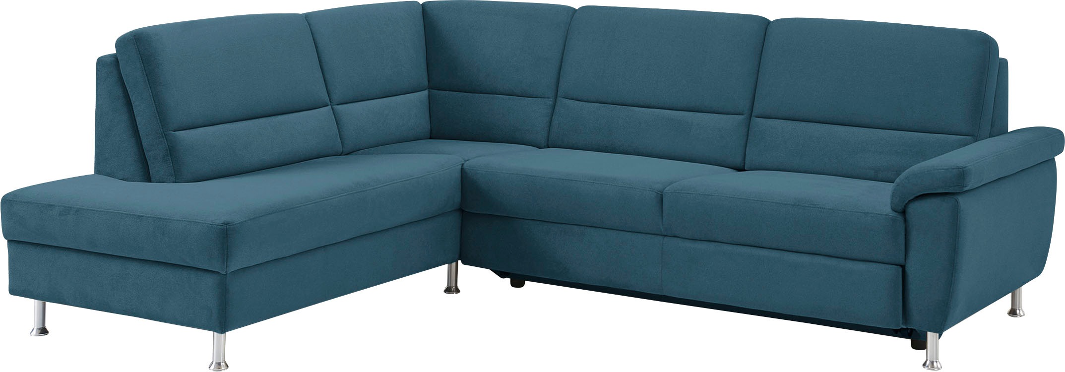 CALIZZA INTERIORS Ecksofa »Onyx L-Form«, Ottomane links oder rechts, wahlweise mit Bettfunktion, Breite 257 cm