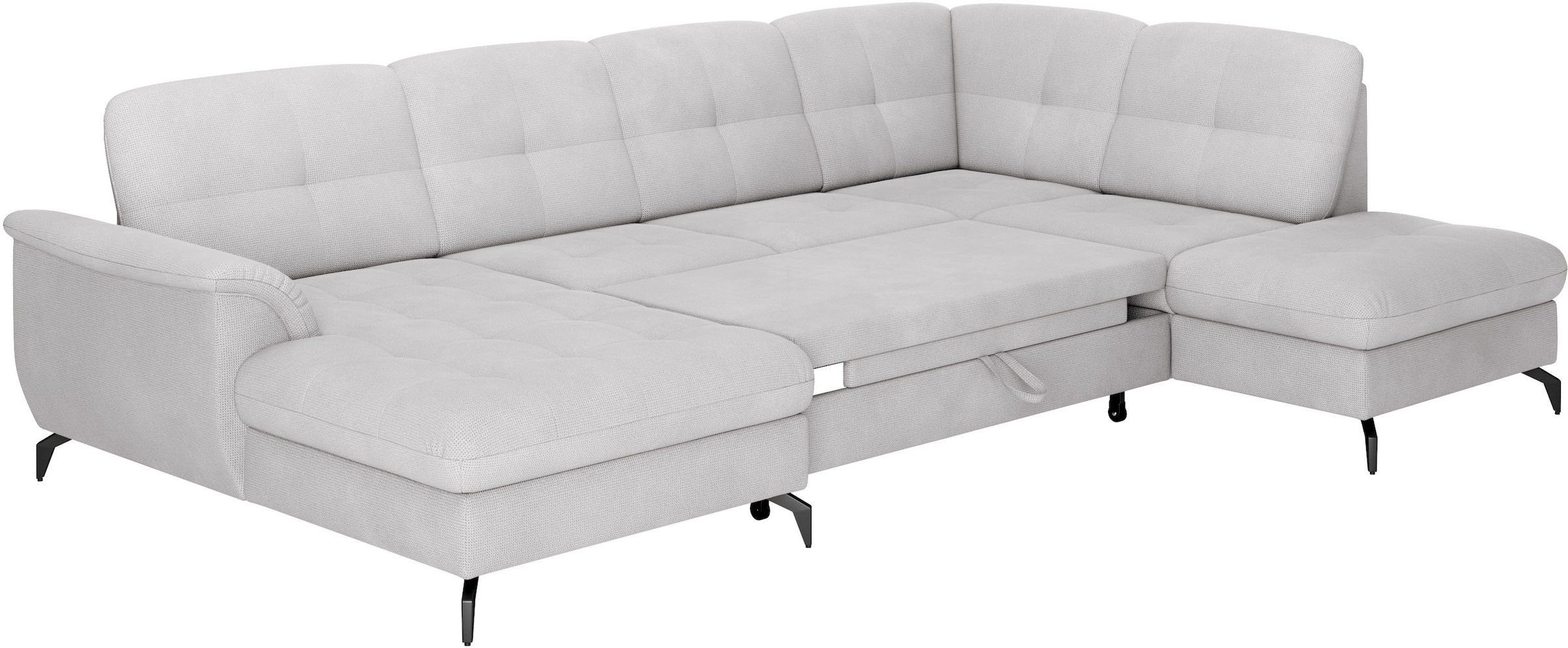 sit&more Wohnlandschaft »Zora U-Form«, wahlweise mit Bettfunktion und Bettkasten